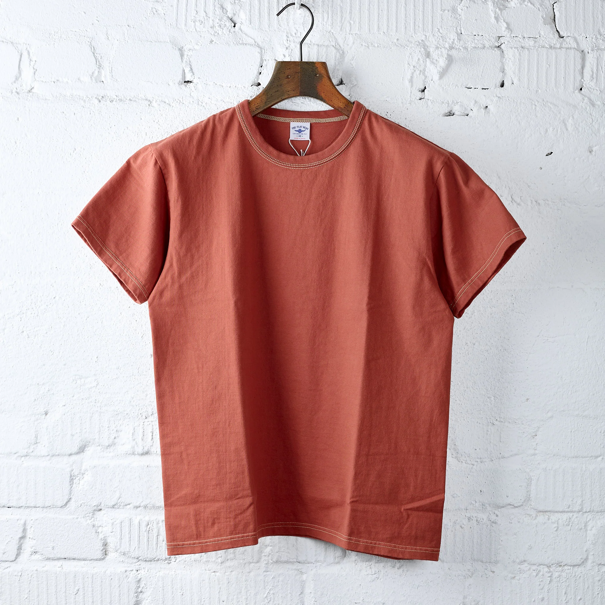 the flat head | fn-thc-101 thc plain t-shirt orange