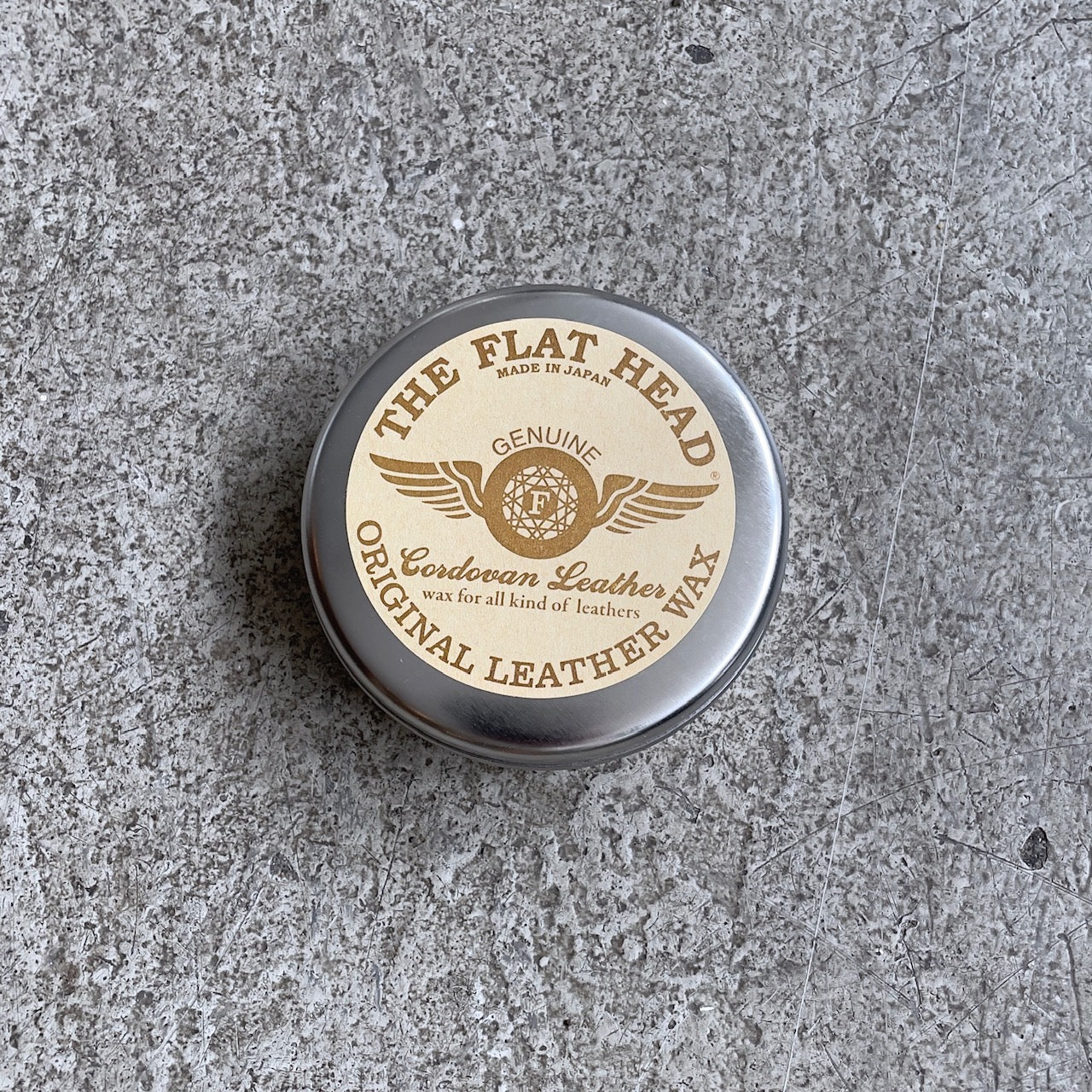 the flat head | leather wax