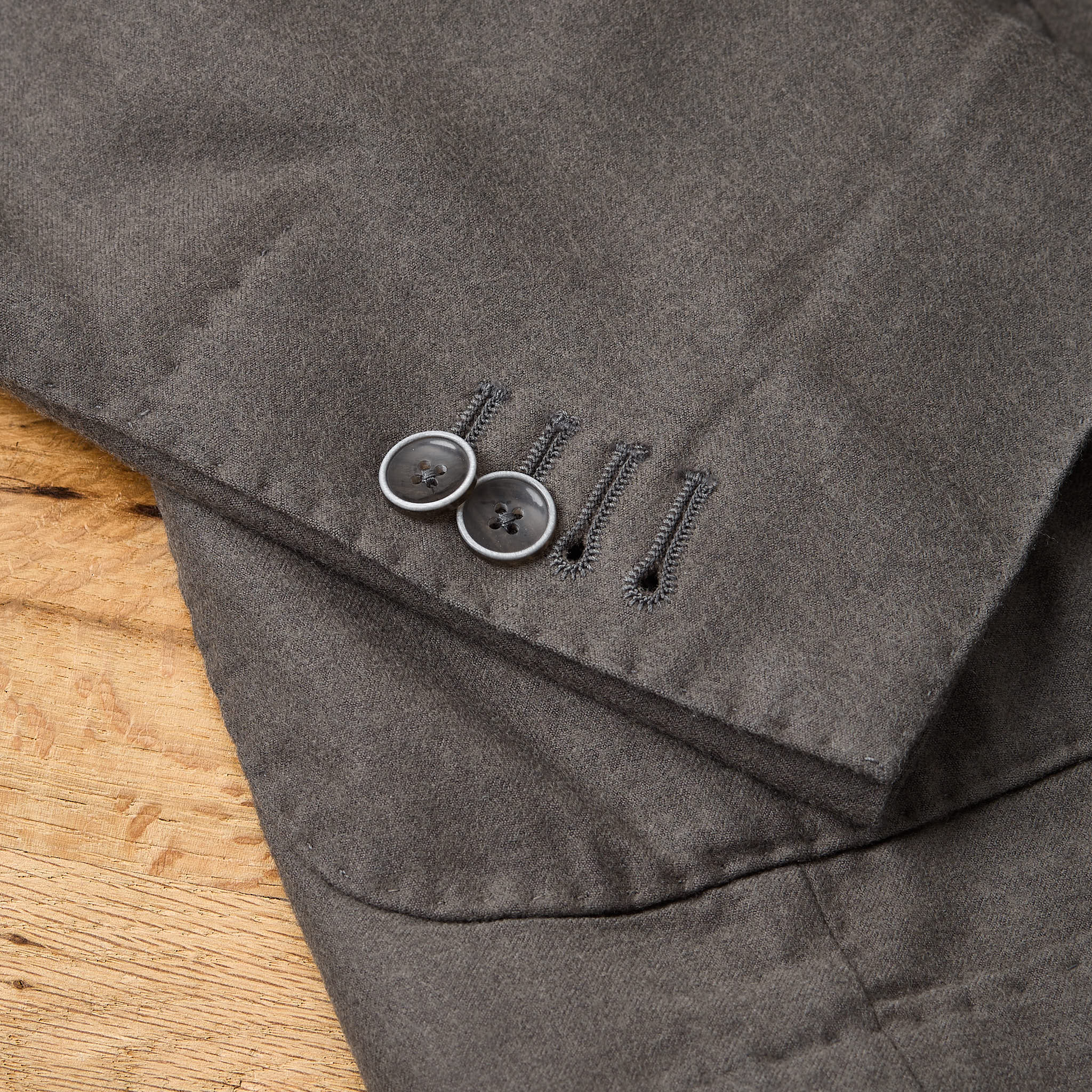 the last of the true by santaniello | wool blazer - grey - Image 5