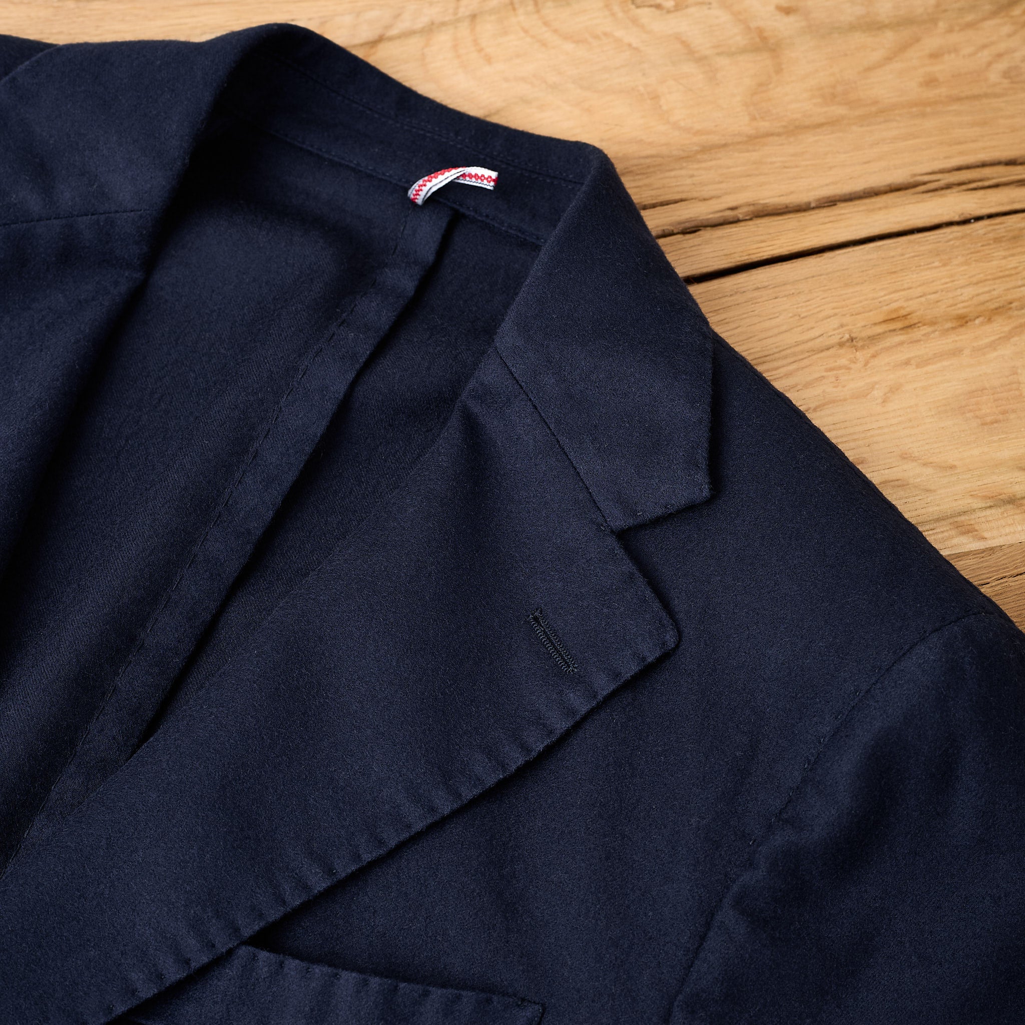 the last of the true by santaniello | wool blazer - navy - Image 3