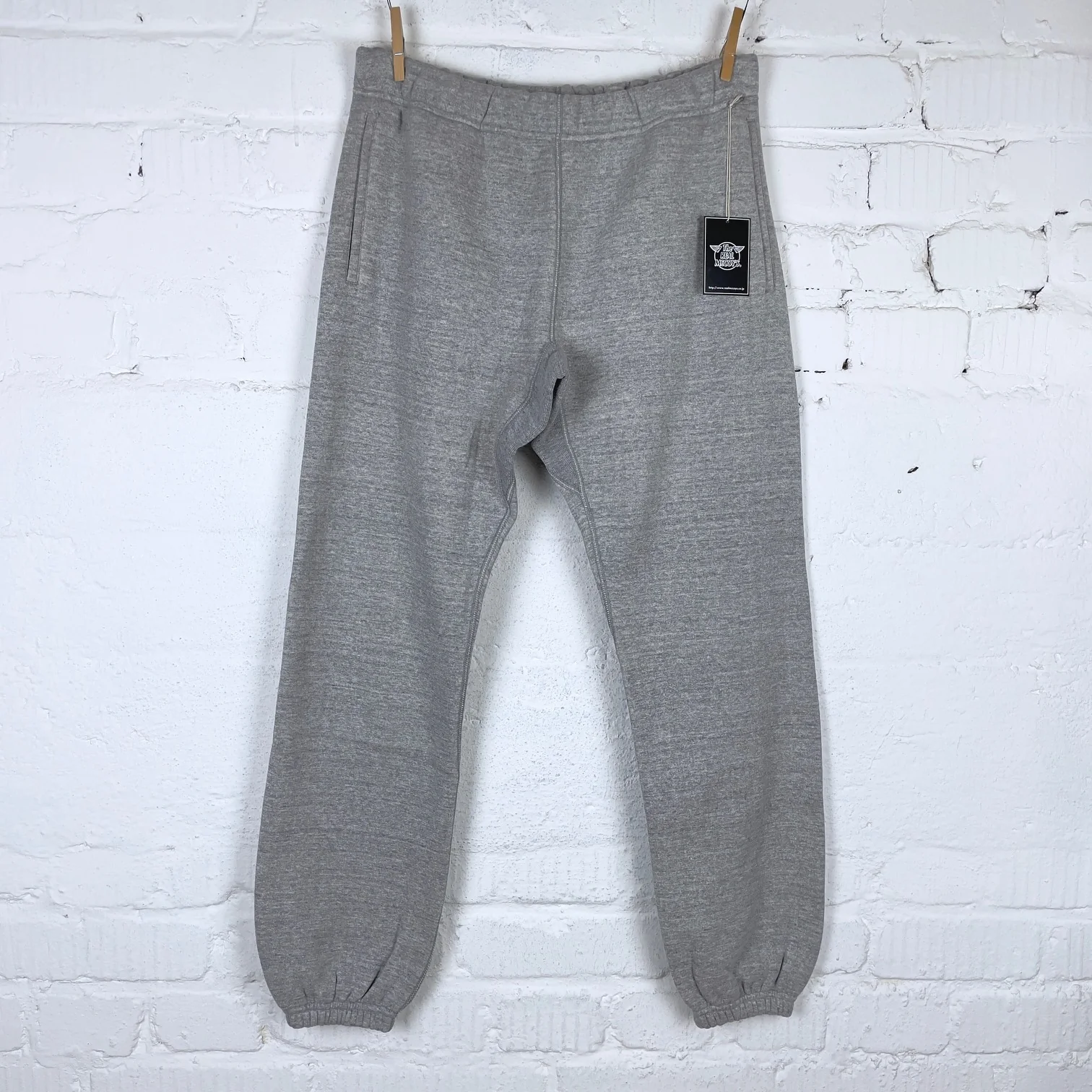 the real mccoy's | 10oz loopwheel sweatpants grey