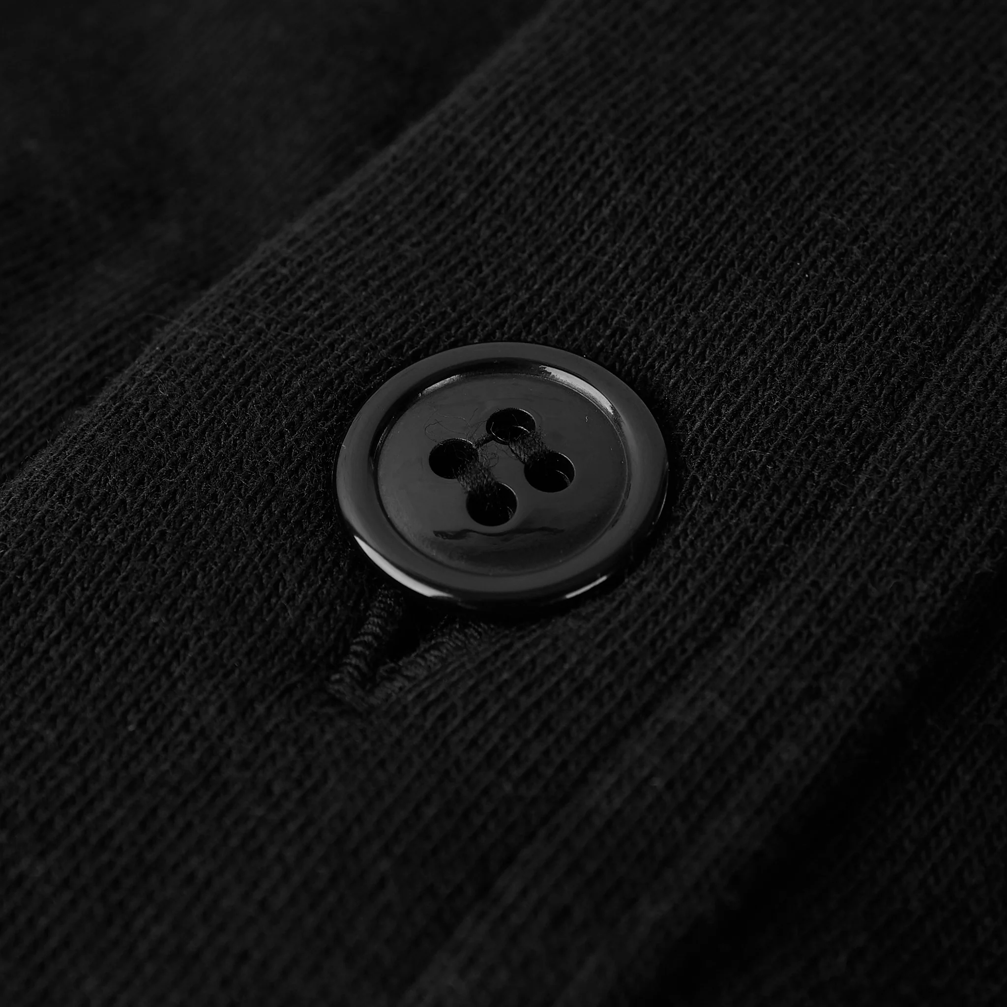 the real mccoy's | 10oz loopwheel sweatshirt cardigan - black - Image 4