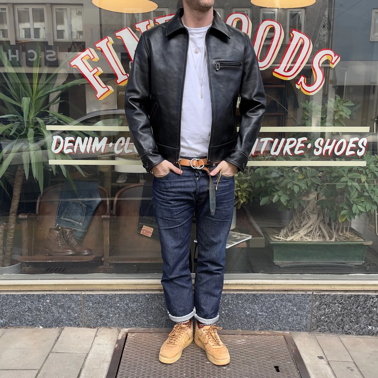 the real mccoy's | 30s leather sports jacket - nelson - Image 4