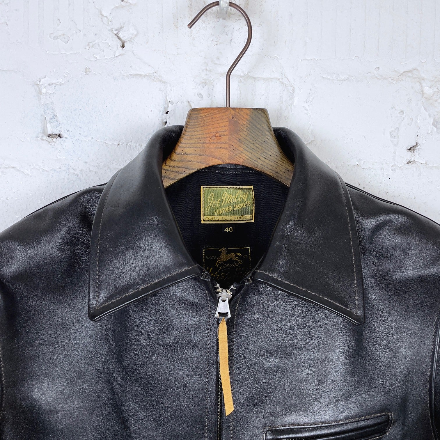 the real mccoy's | 30s leather sports jacket - nelson - Image 6