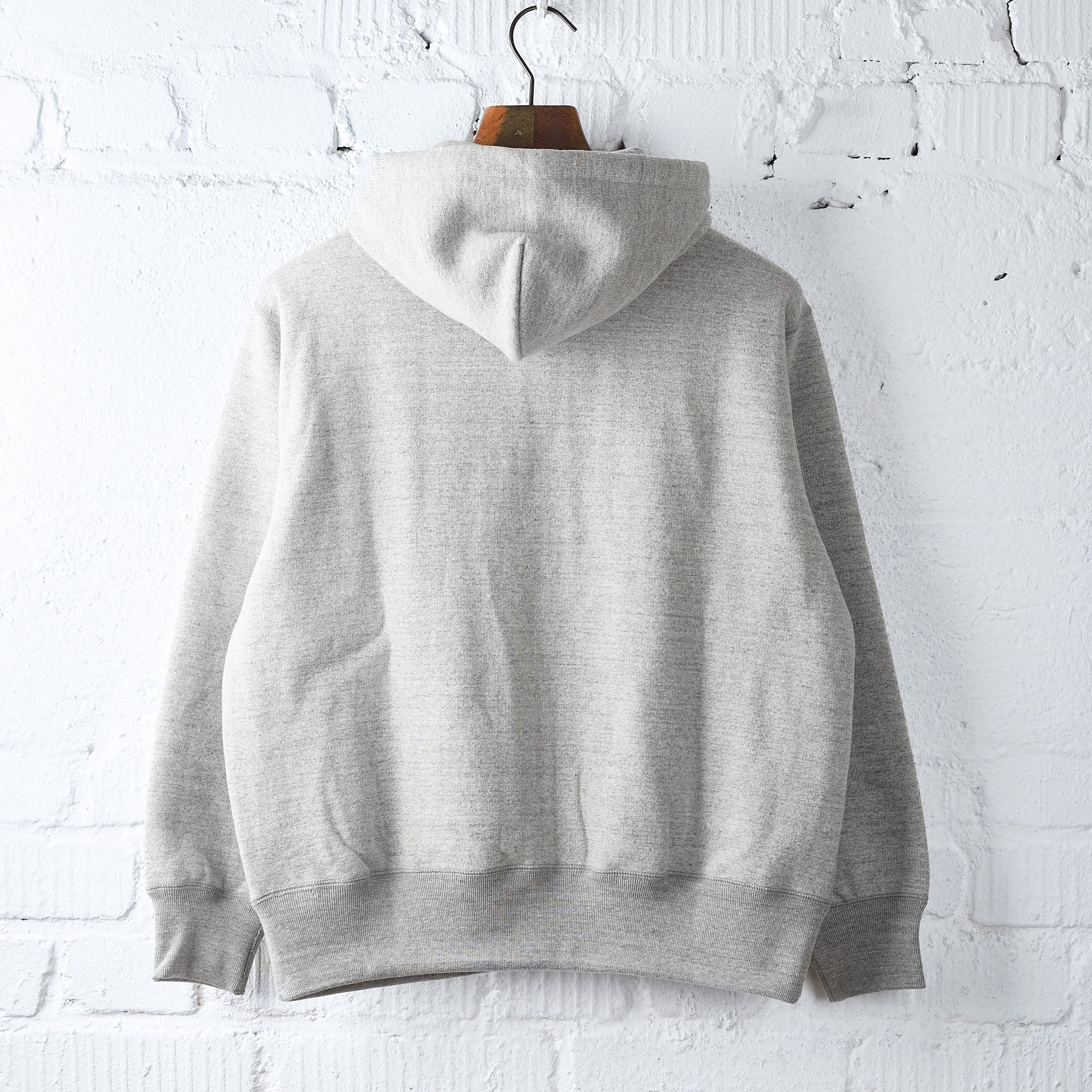 the real mccoy's | ball park f/z hooded sweatshirt m.gray - Image 3