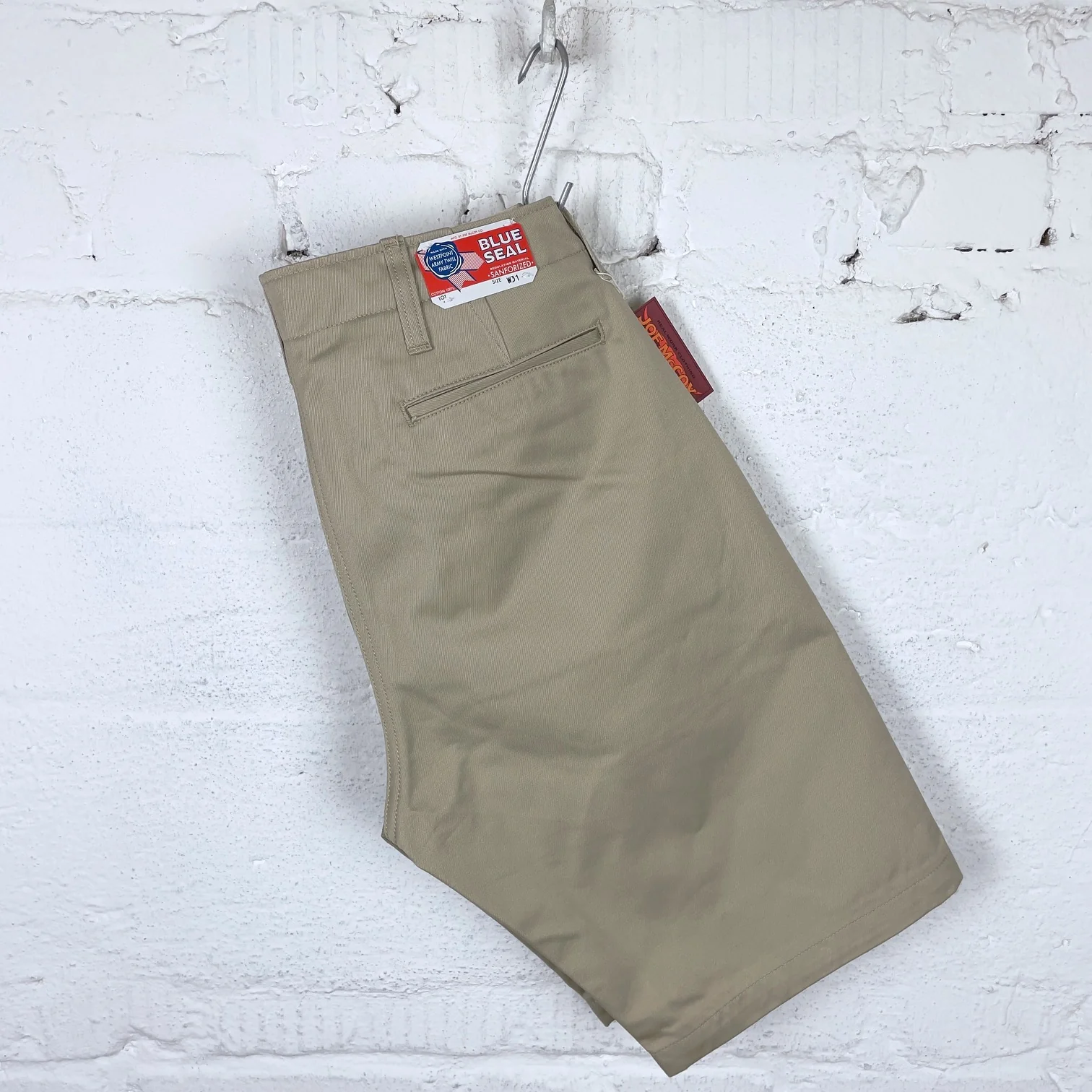 the real mccoy's | blue seal chino shorts - beige - Image 6