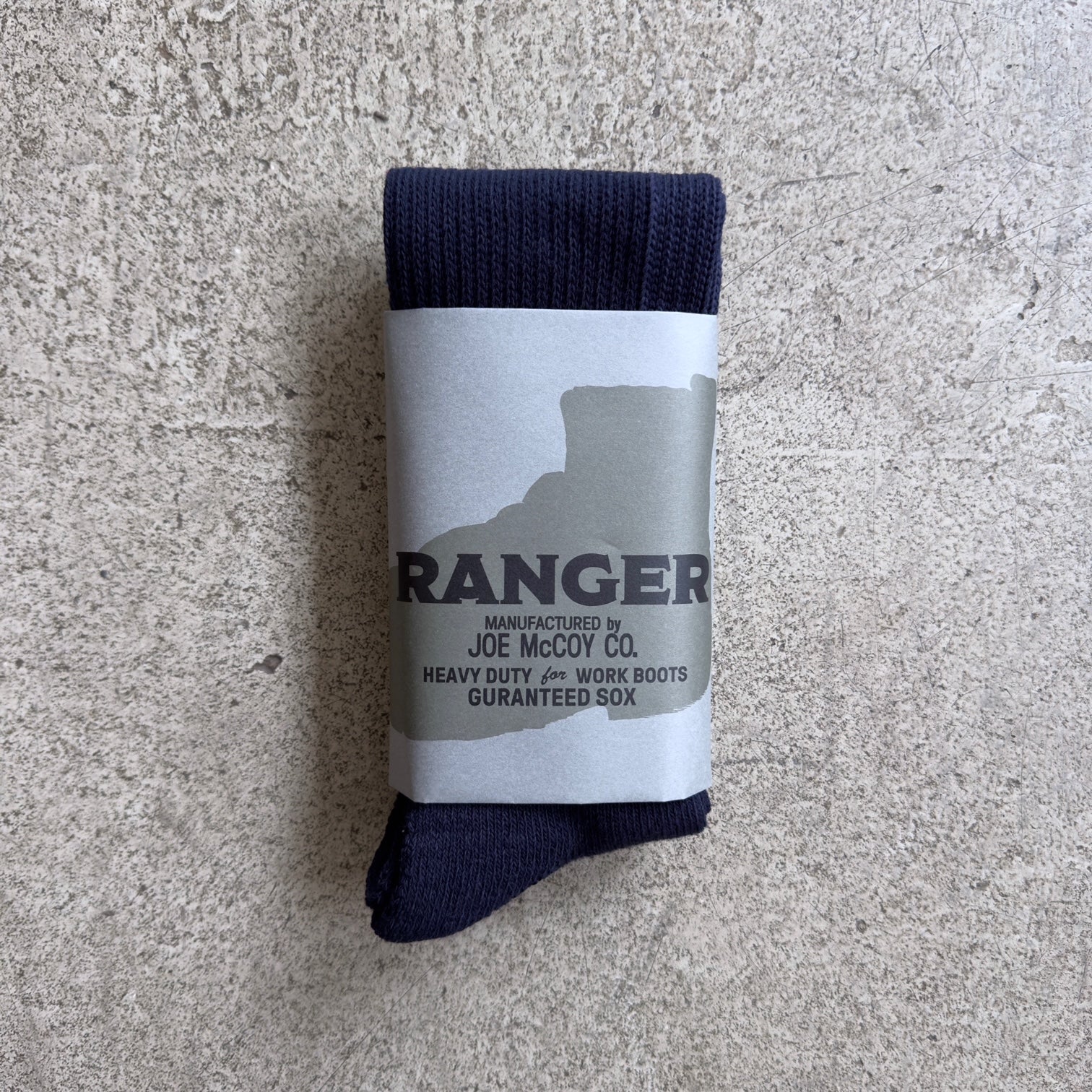 the real mccoy's | boot socks 'ranger' - navy