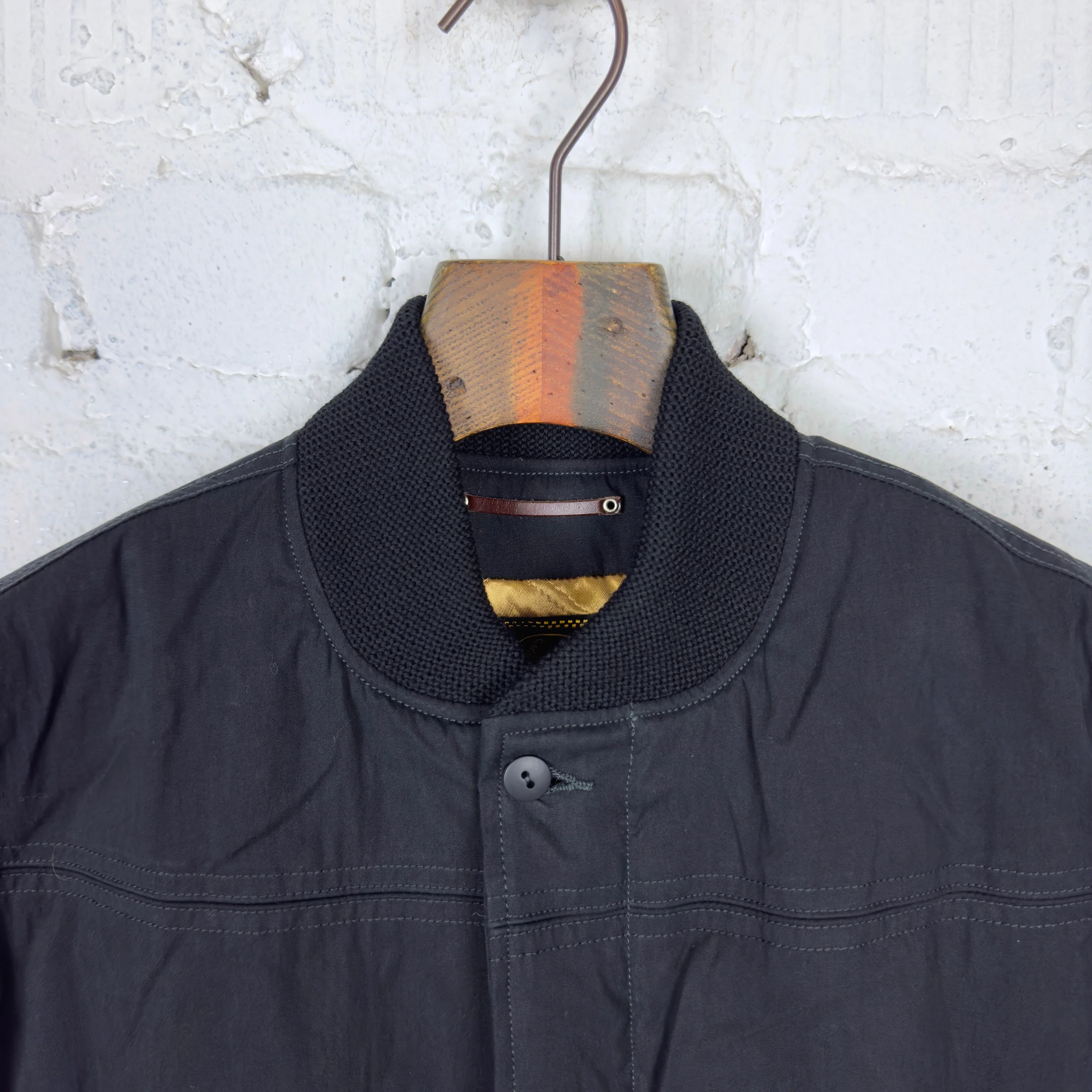 the real mccoy's | buco cape shoulder sports jacket - black - Image 5