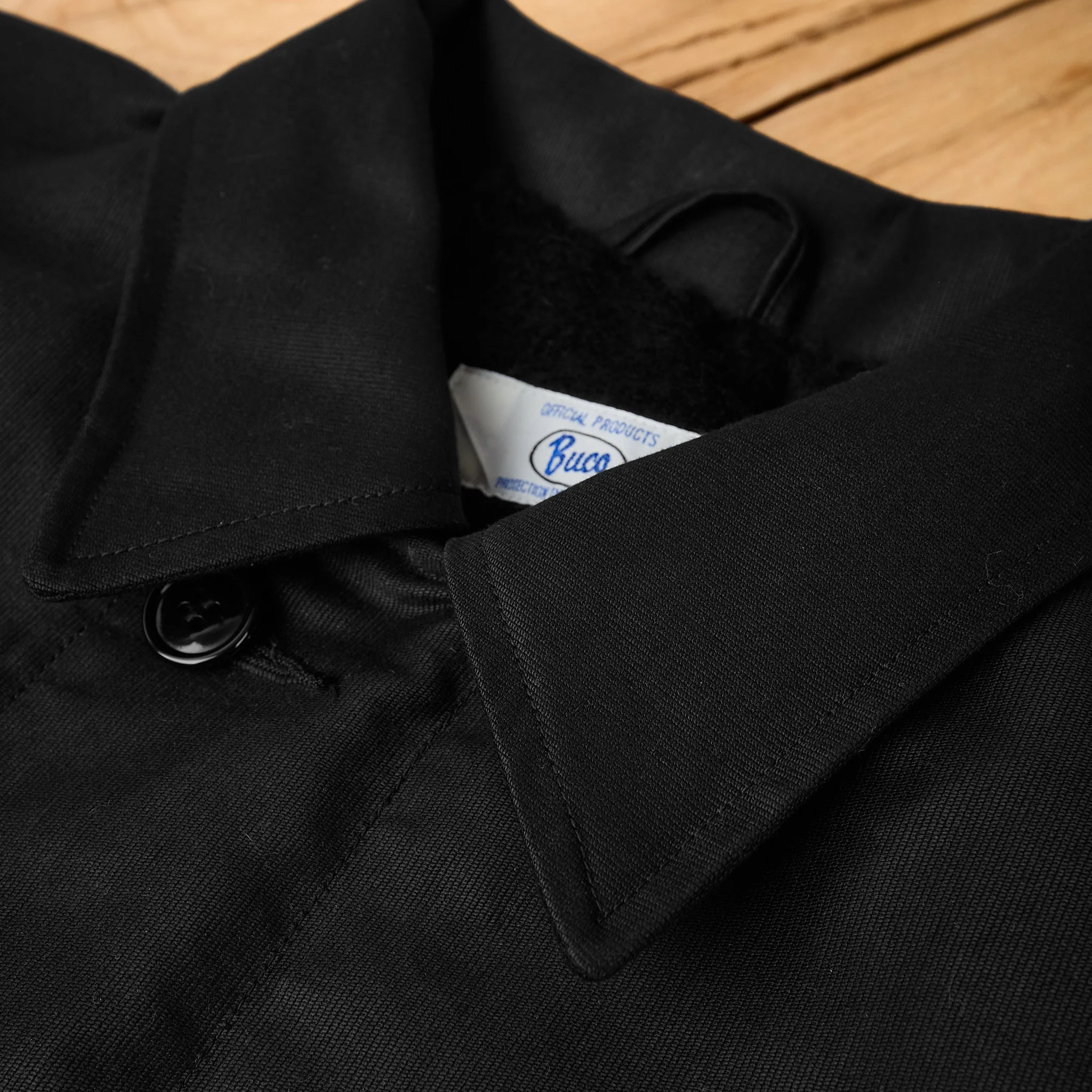 the real mccoy's | buco civilian collared deck jacket black - Image 4