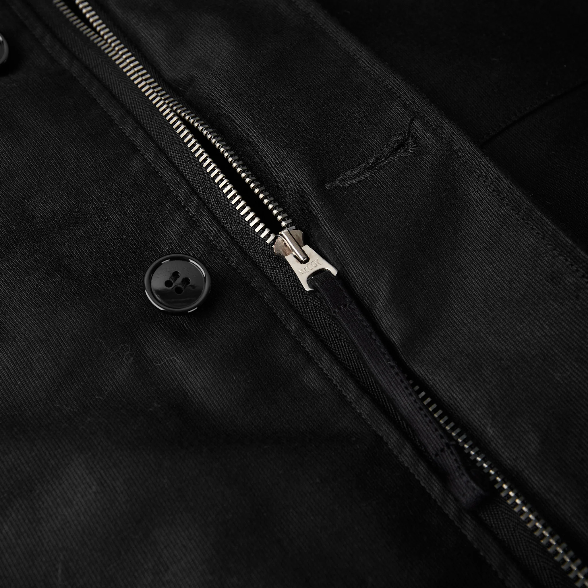 the real mccoy's | buco civilian collared deck jacket black - Image 7