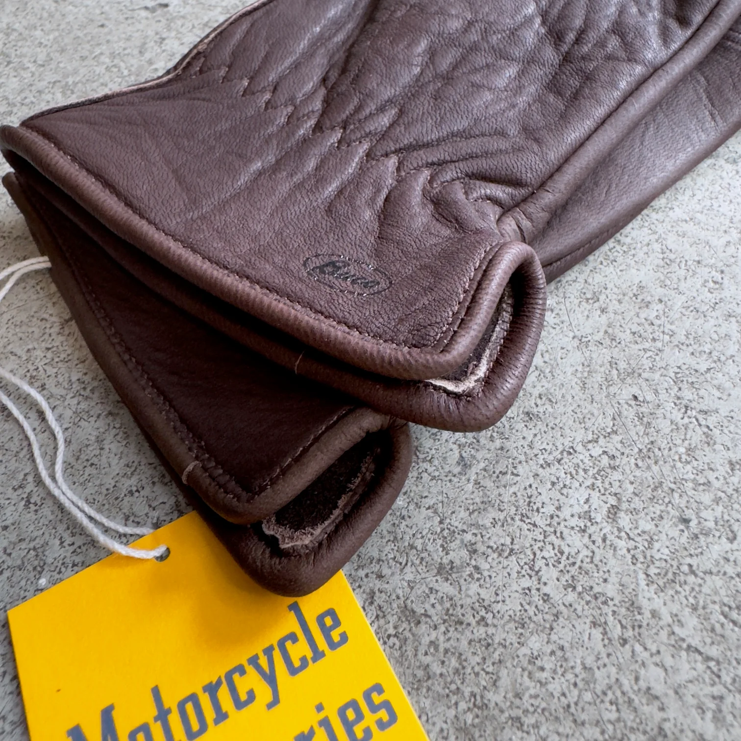 the real mccoy's | buco motorcycle glove - deerskin brown - Image 2