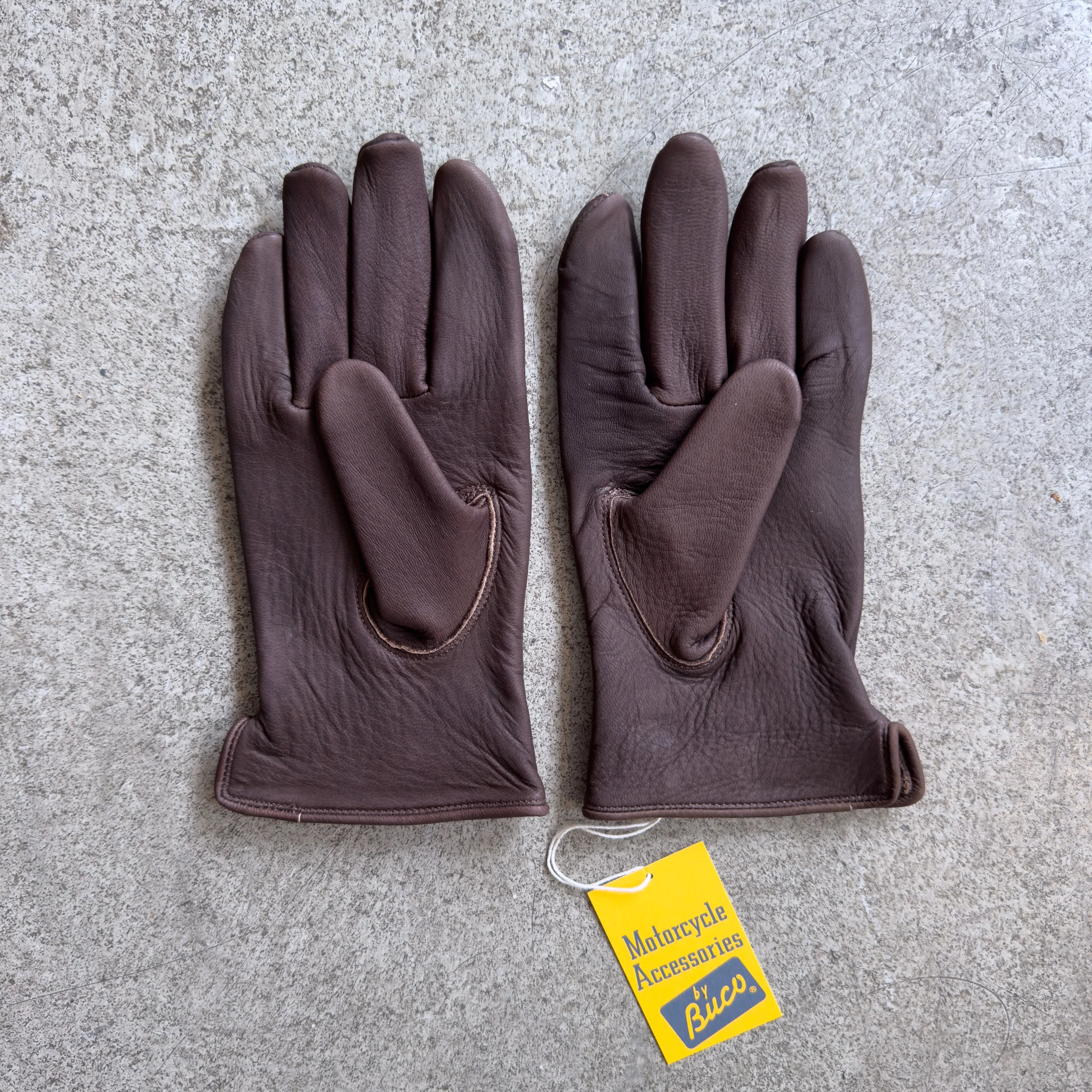 the real mccoy's | buco motorcycle glove - deerskin brown - Image 3