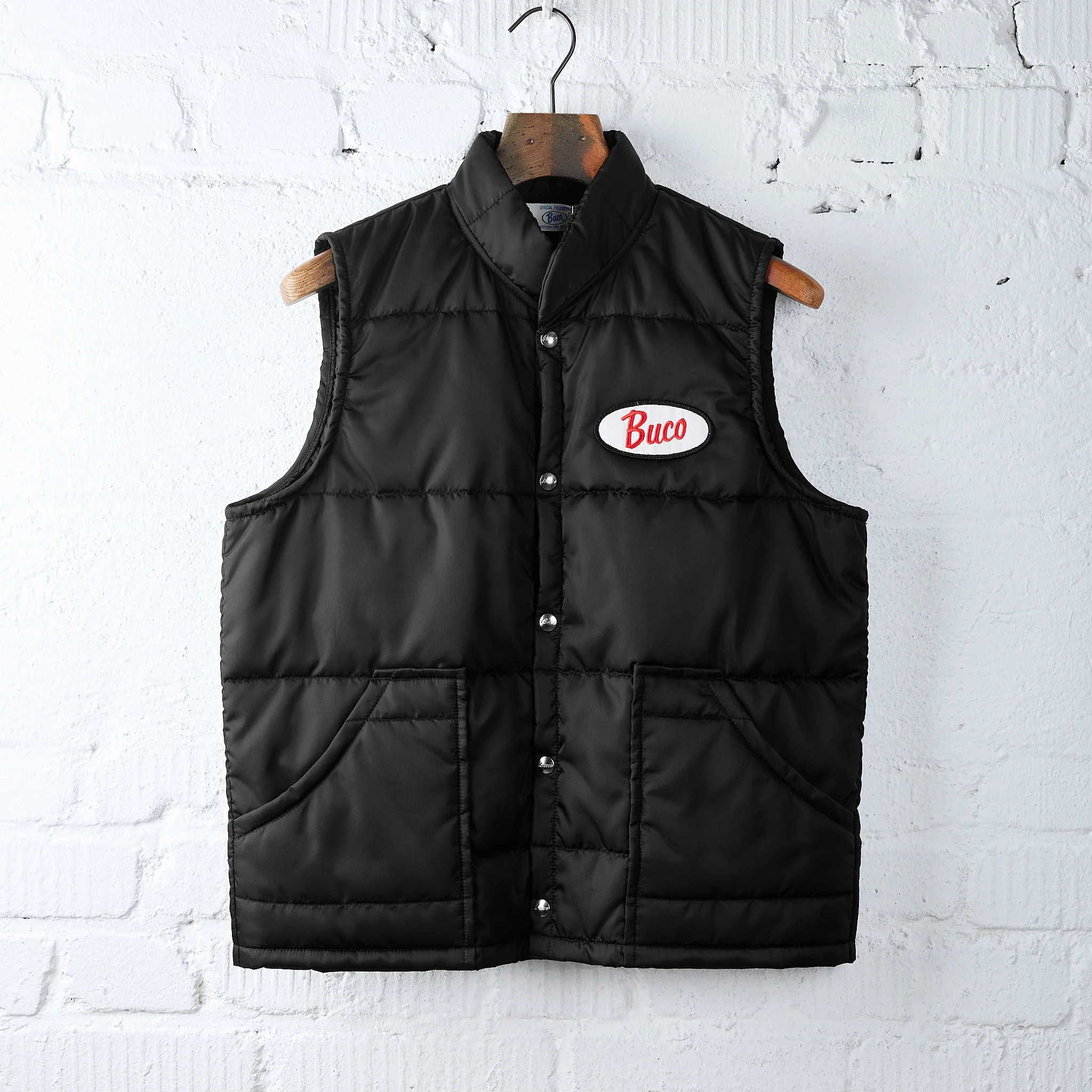 the real mccoy's | buco nylon rider’s vest - black