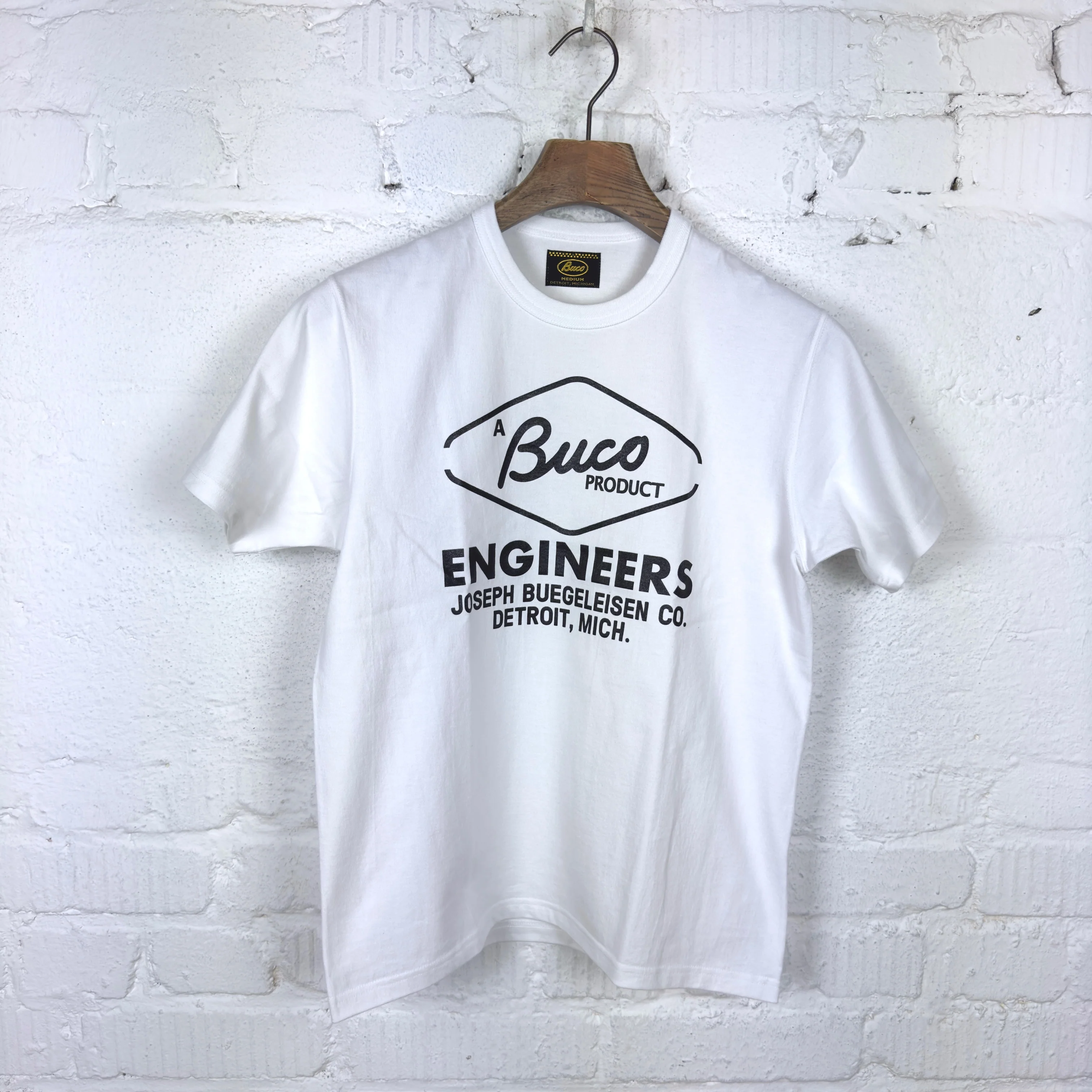 the real mccoy's | buco tee / engineer - white