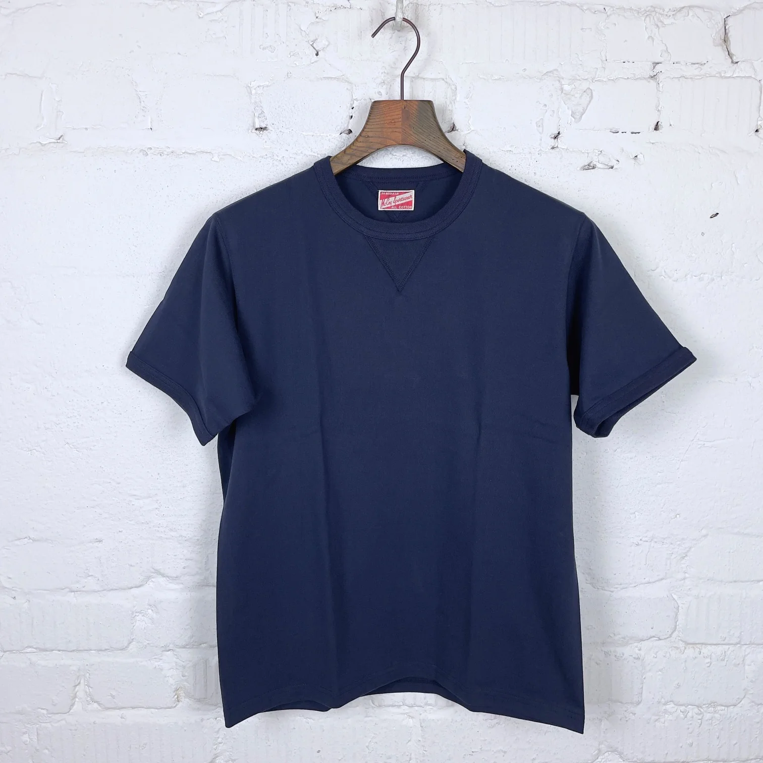 the real mccoy's | gusset tee navy