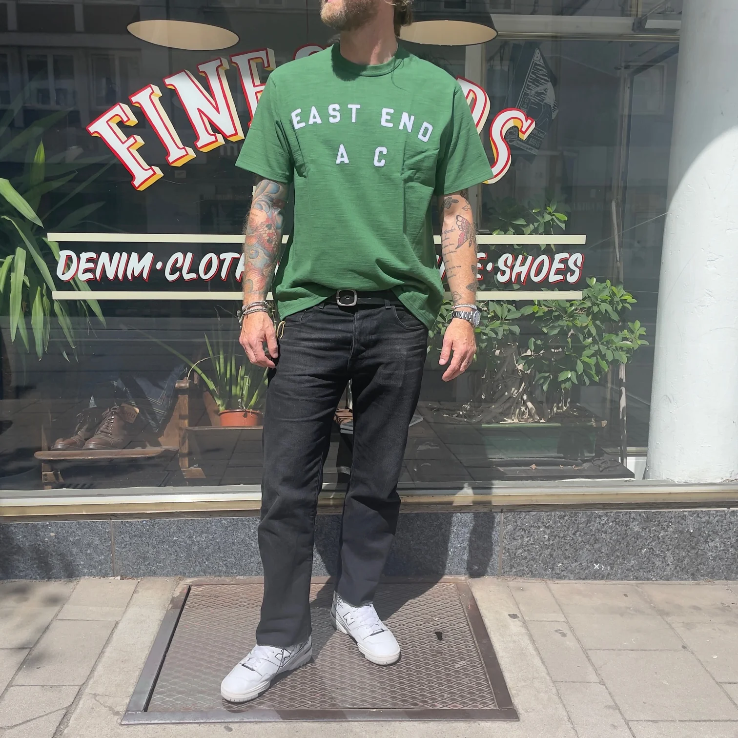 the real mccoy's | heavy cotton slub jersey - east end ac shamrock - Image 4