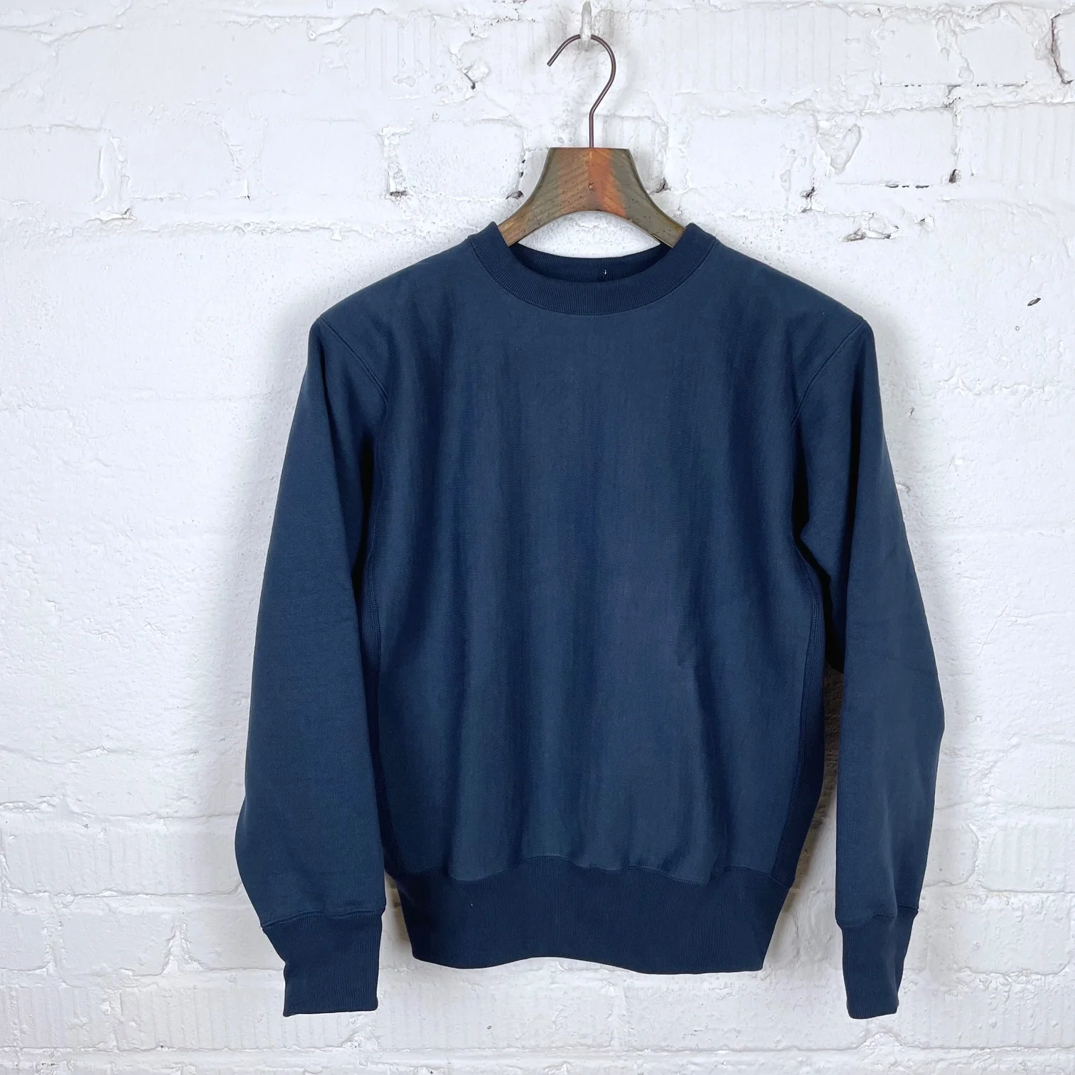 the real mccoy's | heavyweight crewneck sweatshirt navy
