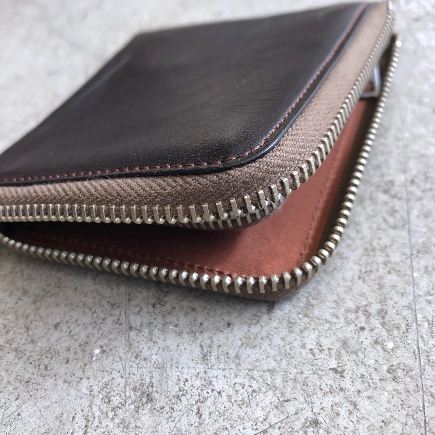the real mccoy's | horsehide wallet brown - Image 2