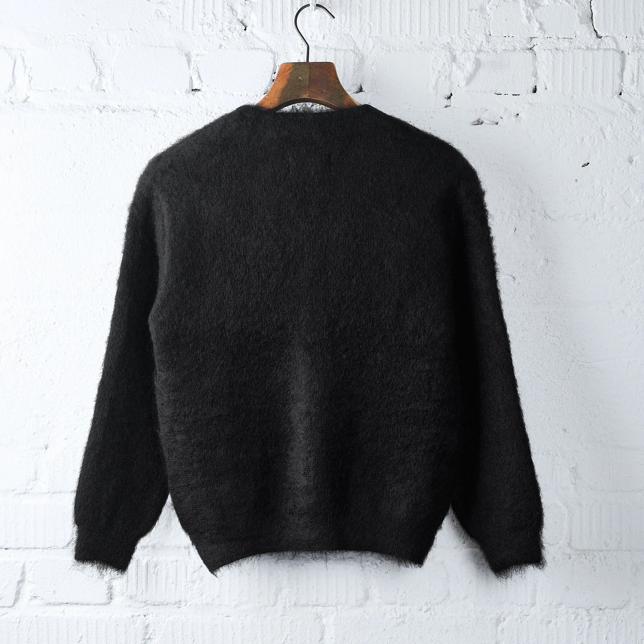 the real mccoy's | jm mohair cardigan black - Image 2