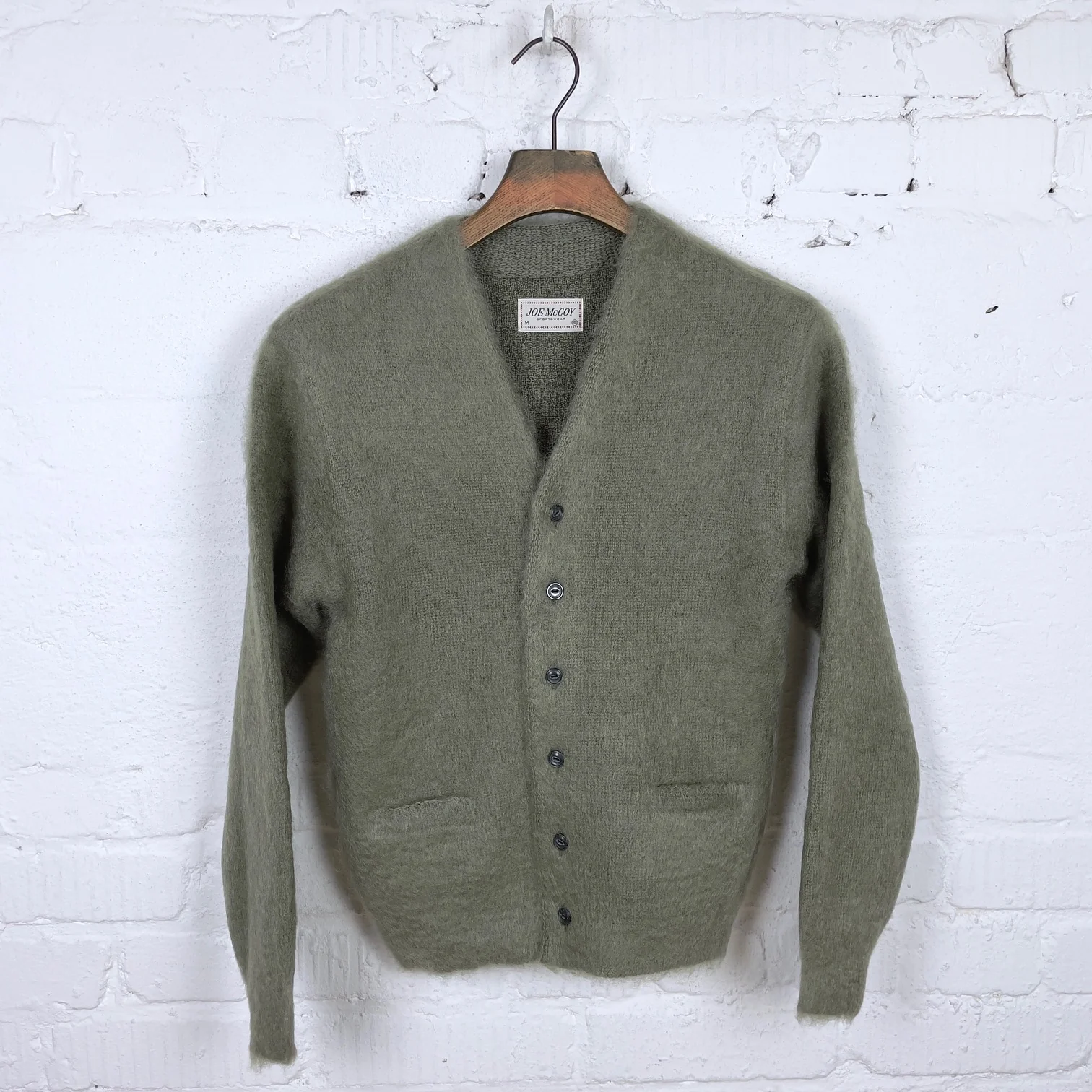 the real mccoy's | jm mohair cardigan mint