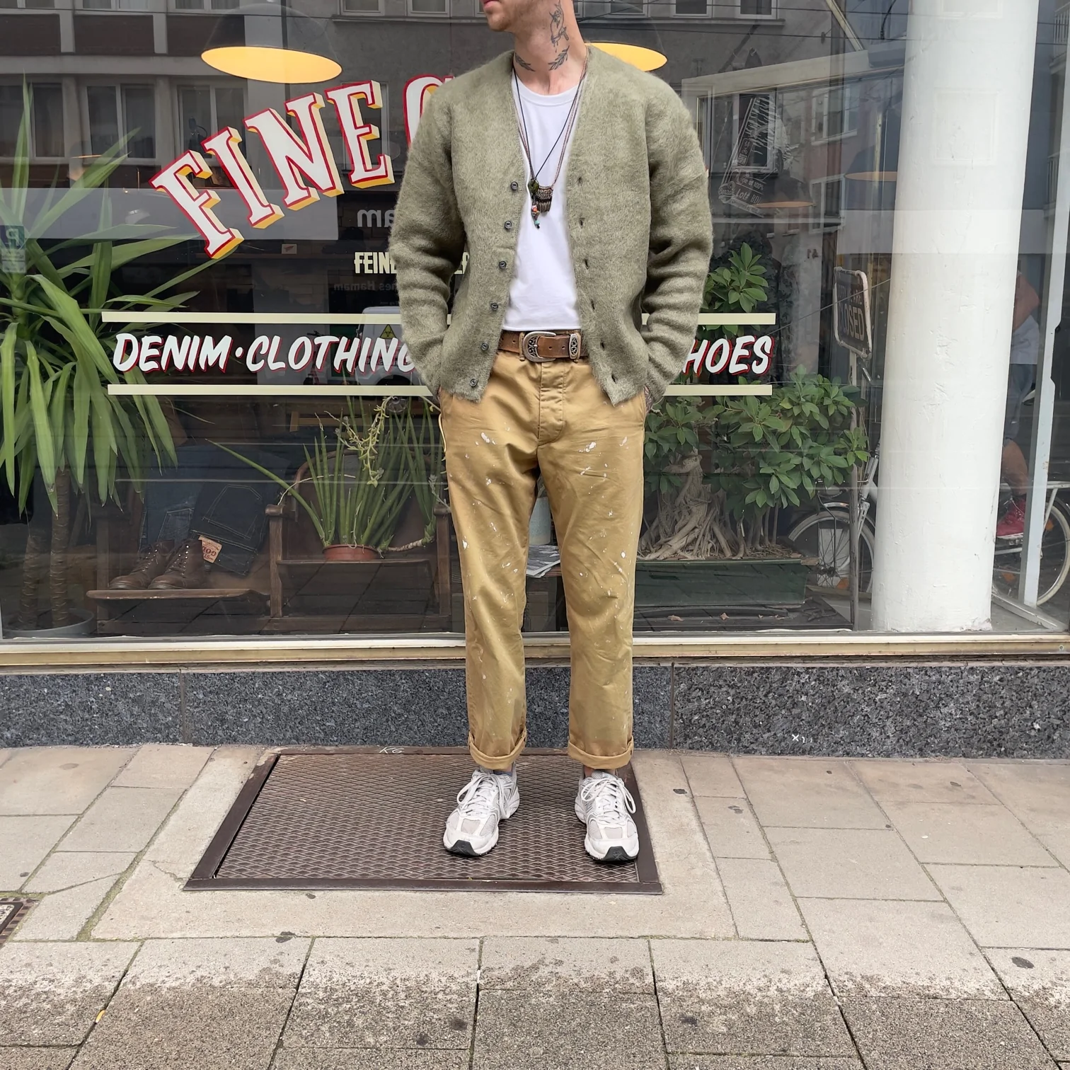 the real mccoy's | jm mohair cardigan mint - Image 2