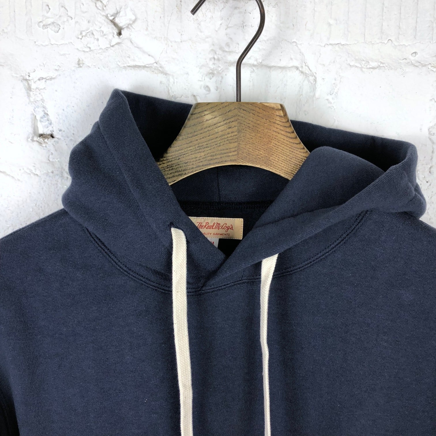 the real mccoy's | joe mccoy 10oz loopwheel parka navy - Image 4