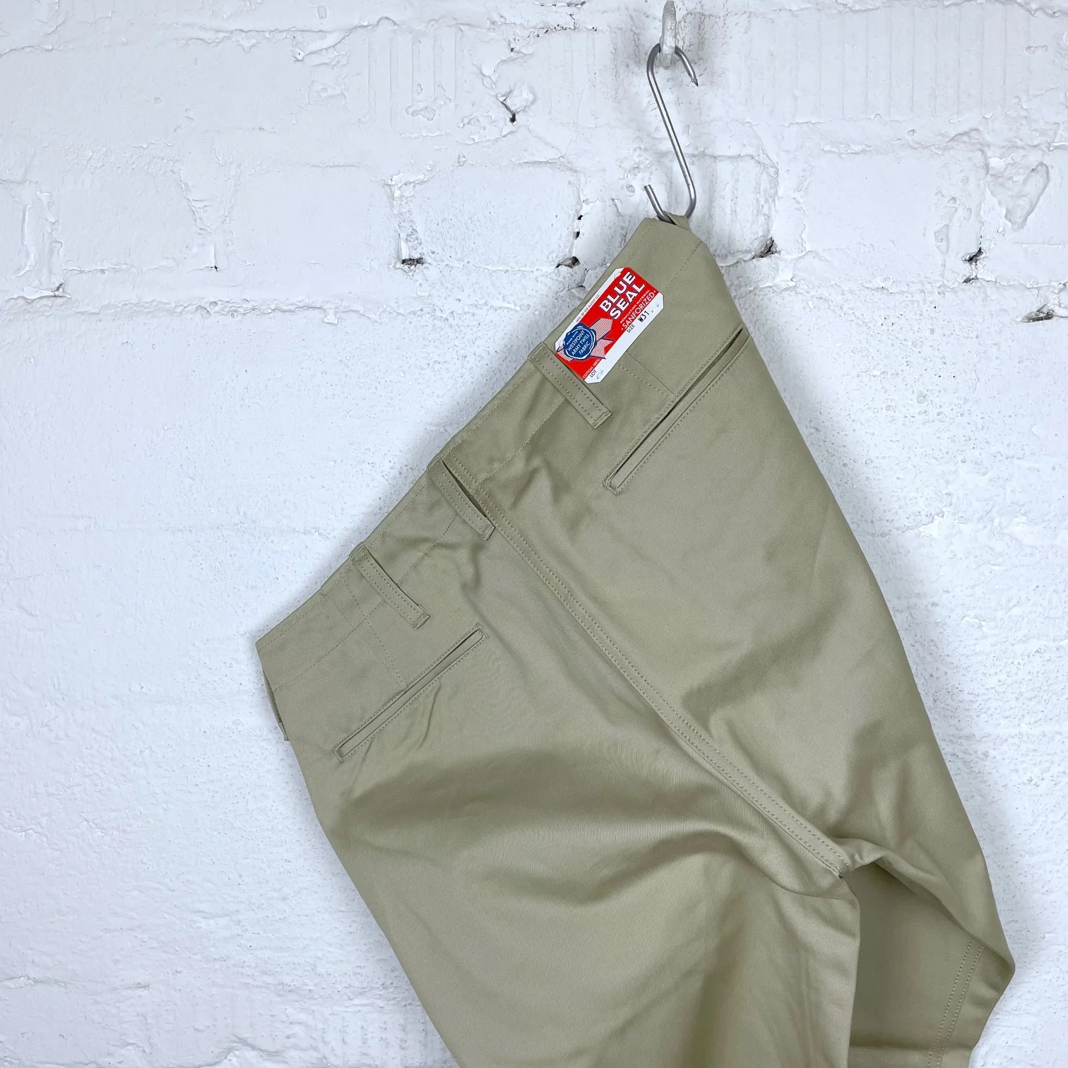 the real mccoy's | joe mccoy blue seal chino trousers - beige - Image 5