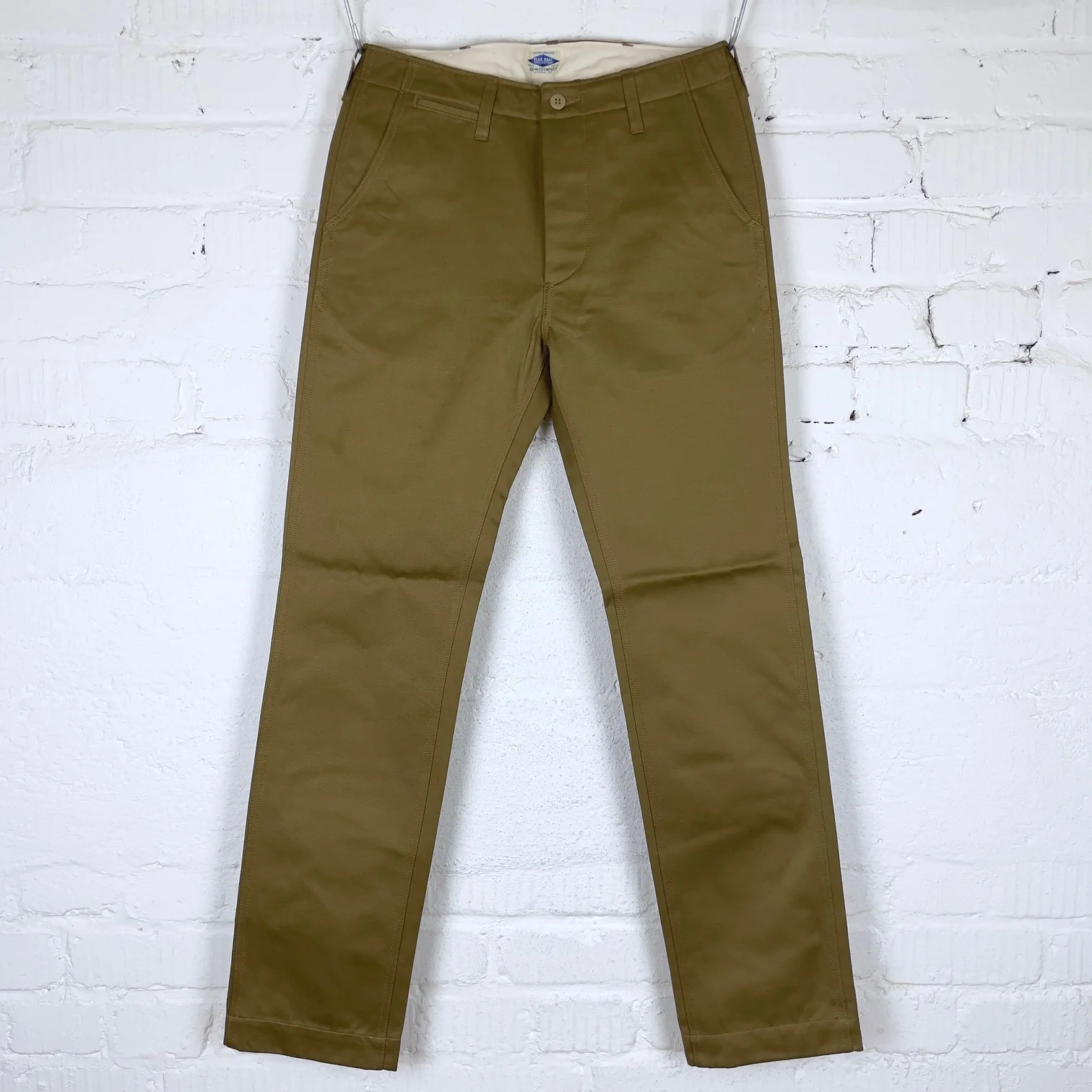 the real mccoy's | joe mccoy blue seal chino trousers - khaki