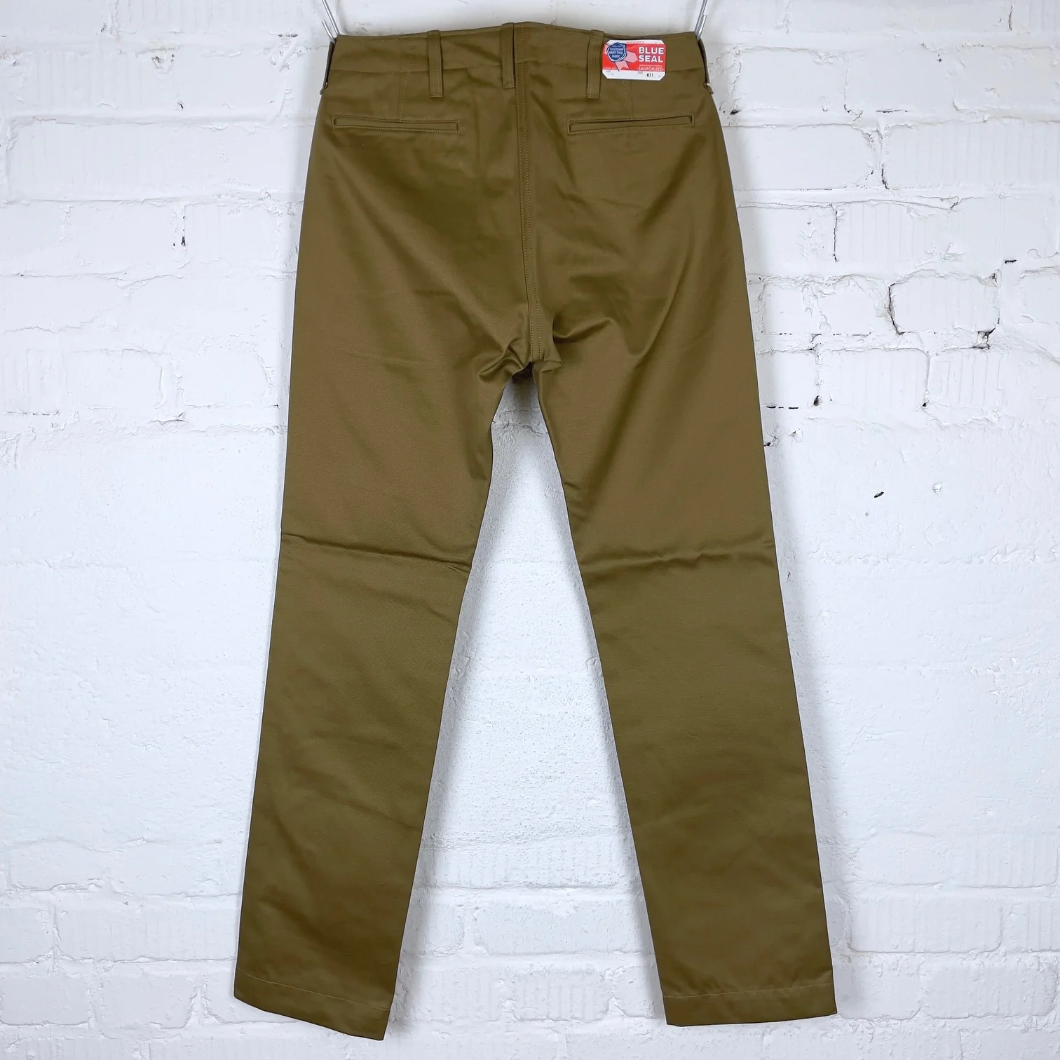 the real mccoy's | joe mccoy blue seal chino trousers - khaki - Image 5