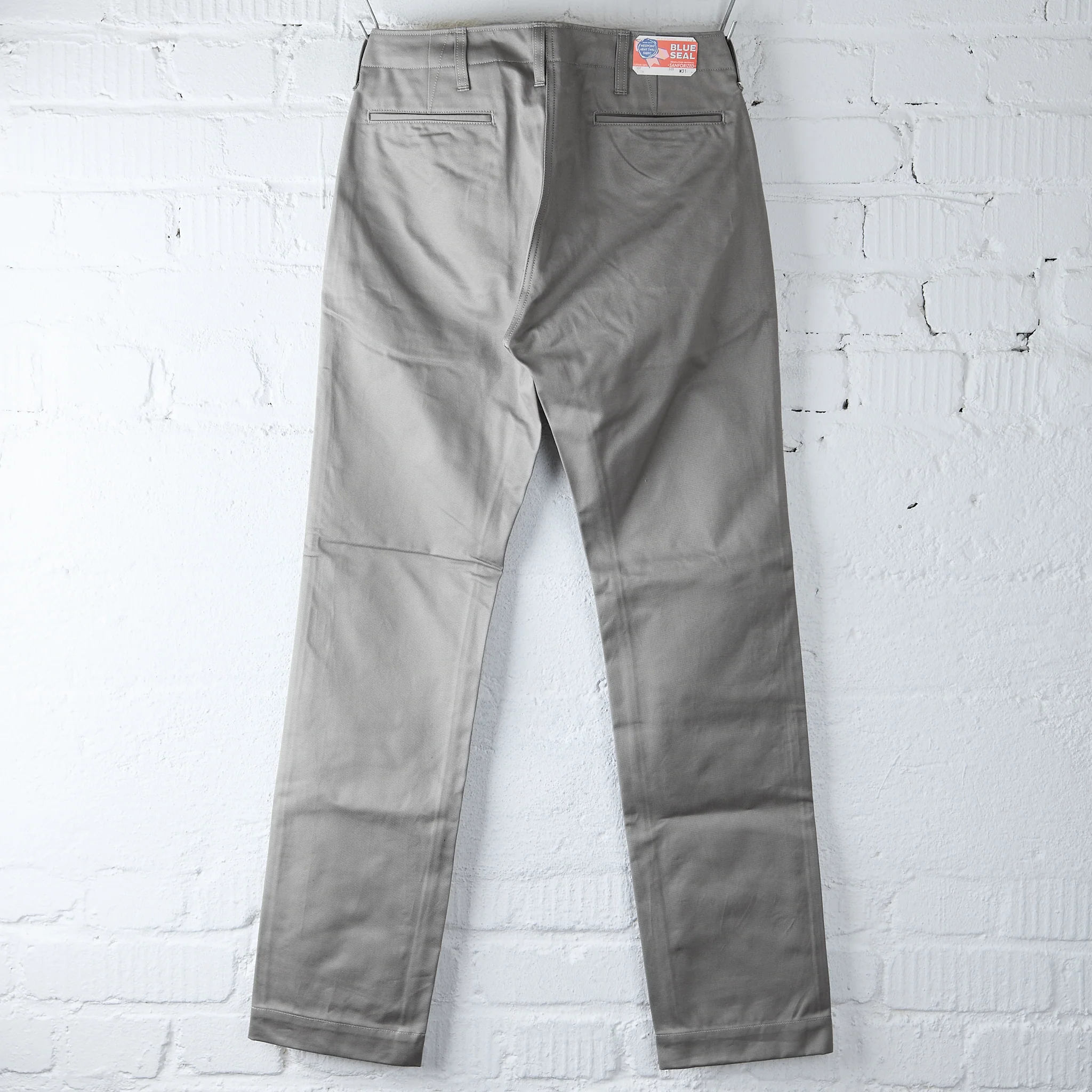 the real mccoy's | joe mccoy blue seal chino trousers - m.gray - Image 3
