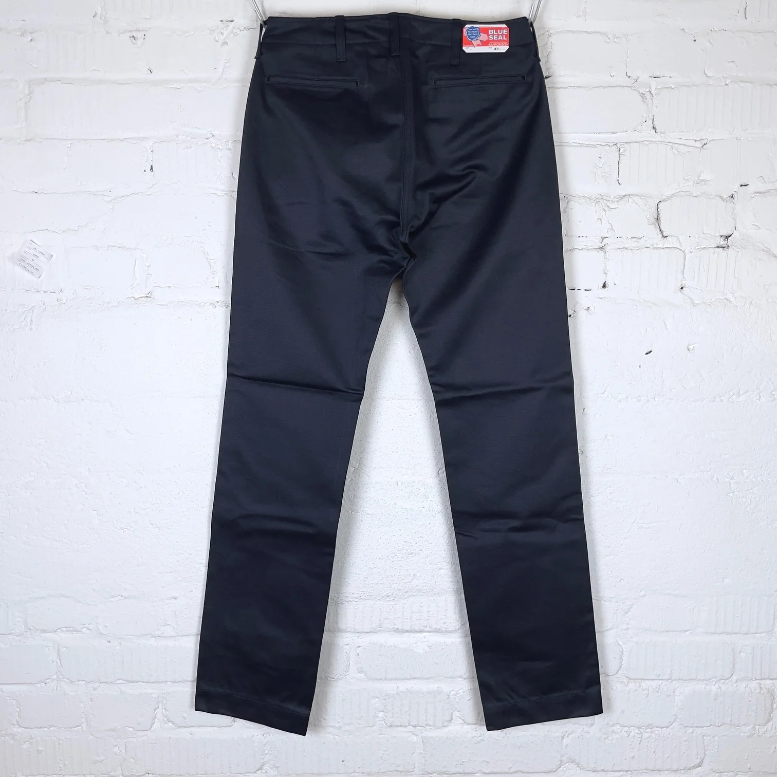 the real mccoy's | joe mccoy blue seal chino trousers - navy - Image 5