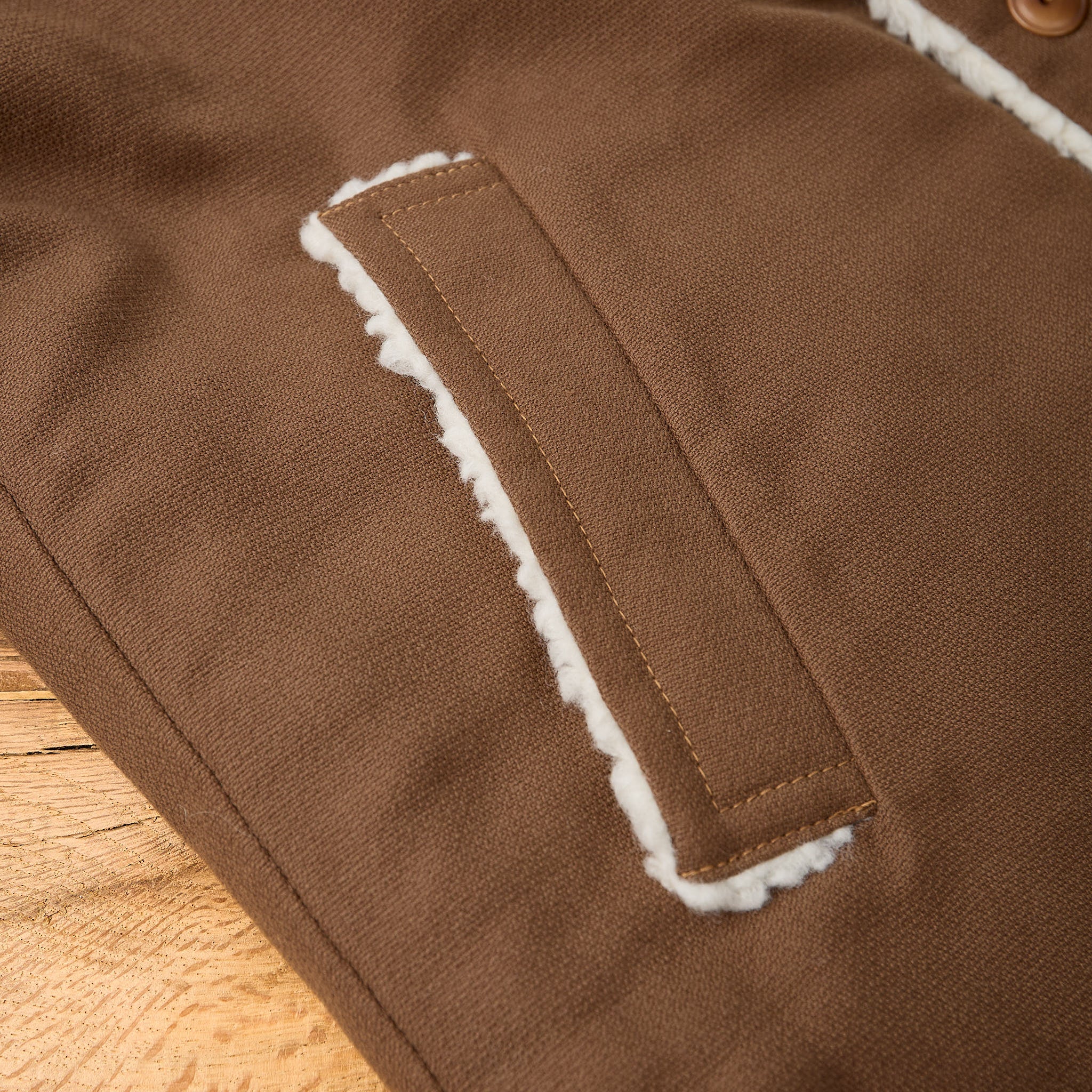 the real mccoy's | joe mccoy moleskin ranch coat - brown - Image 6