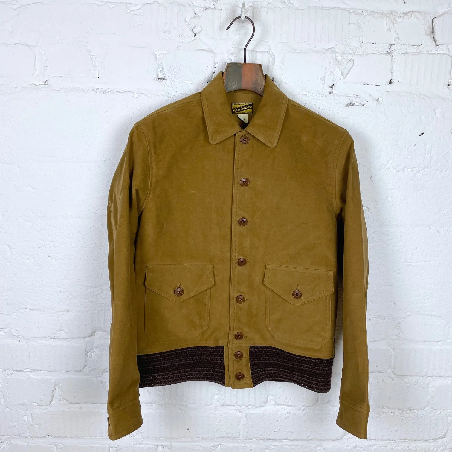 the real mccoy's | joe mccoy moleskin sports jacket brown