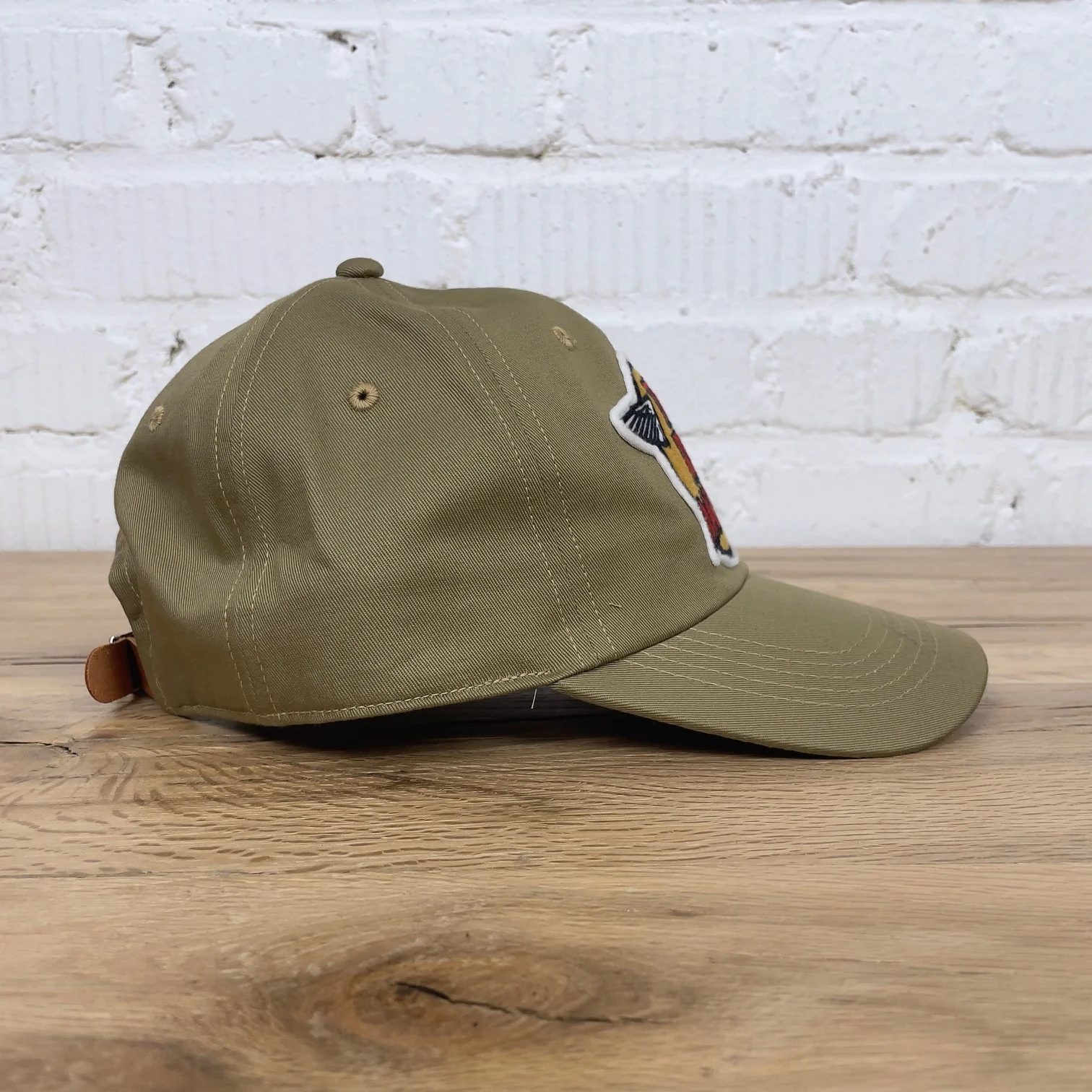 the real mccoy's | logo baseball cap khaki - Image 3