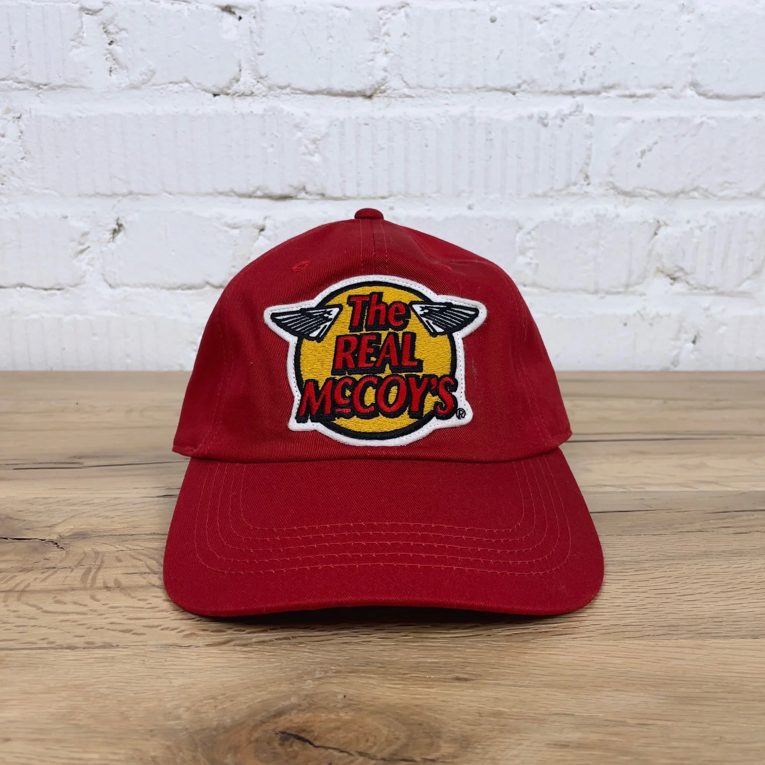 the real mccoy's | logo baseball cap red - Image 2