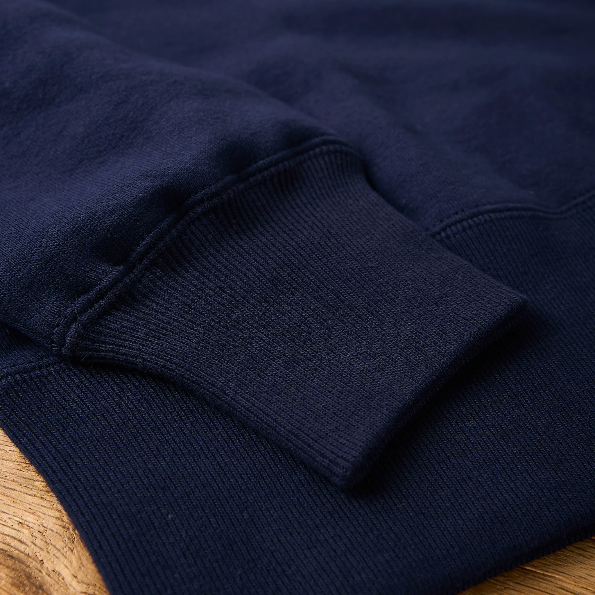 the real mccoy's | loopwheel crewneck sweatshirt - navy - Image 5