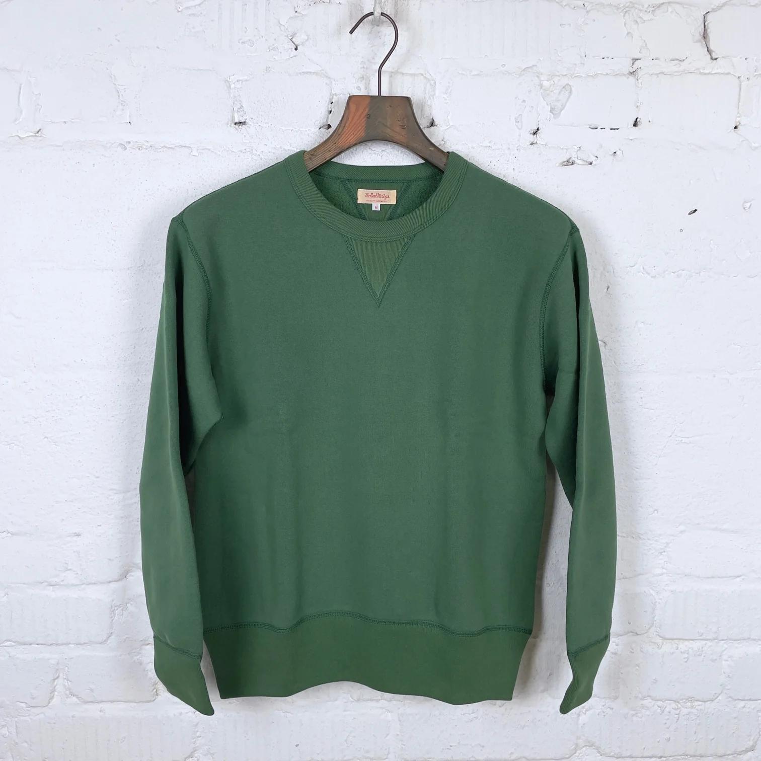 the real mccoy's | loopwheel crewneck sweatshirt shamrock