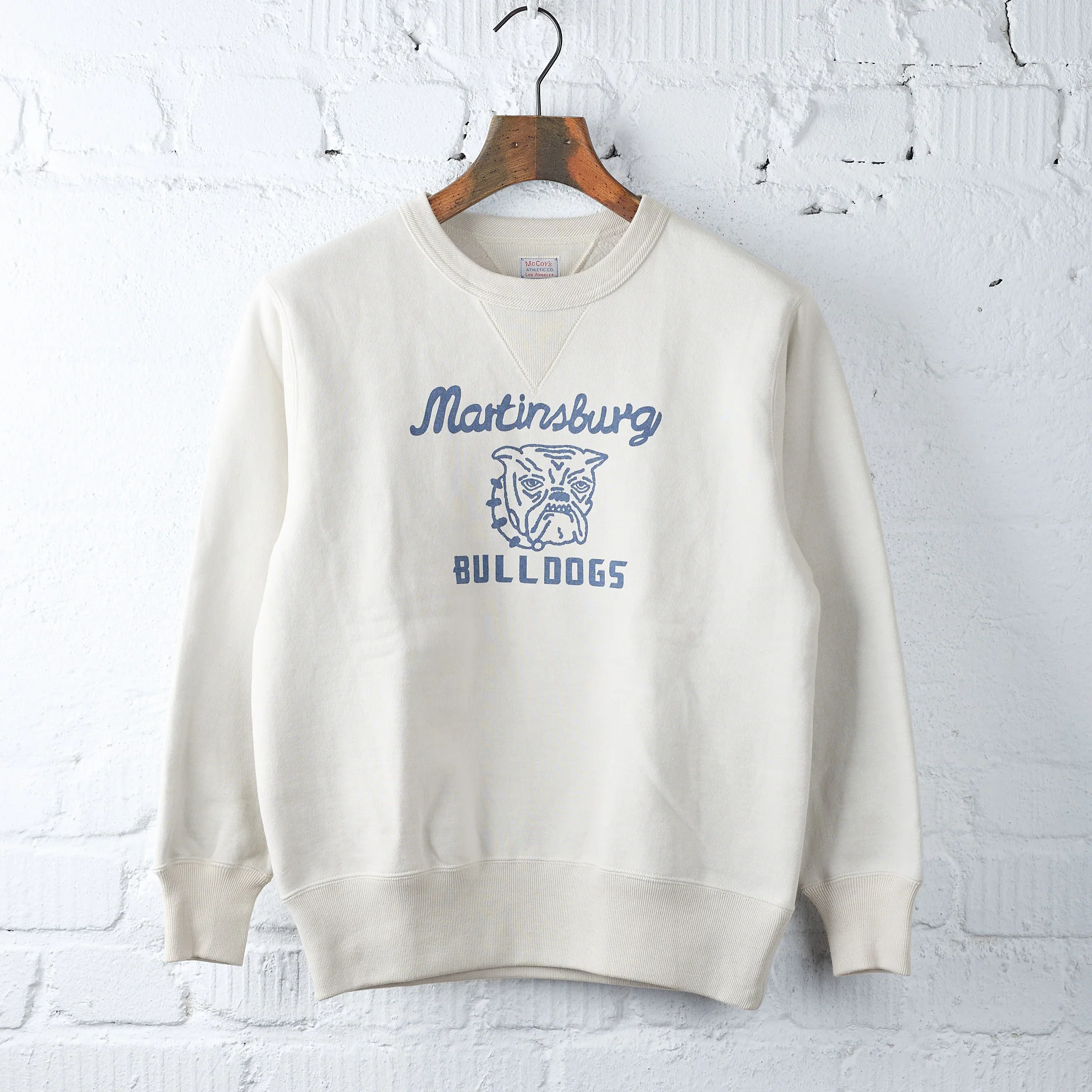 the real mccoy's | loopwheel sweatshirt / bulldogs