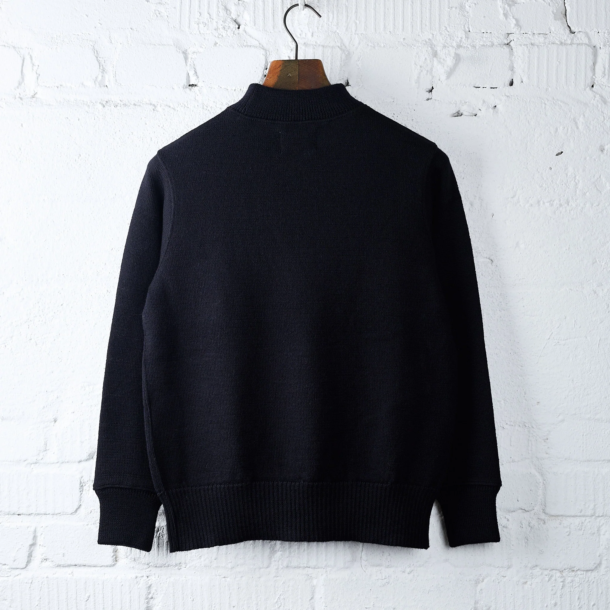 the real mccoy's | mc25108 u.s.n. blue wool jersey - navy - Image 2