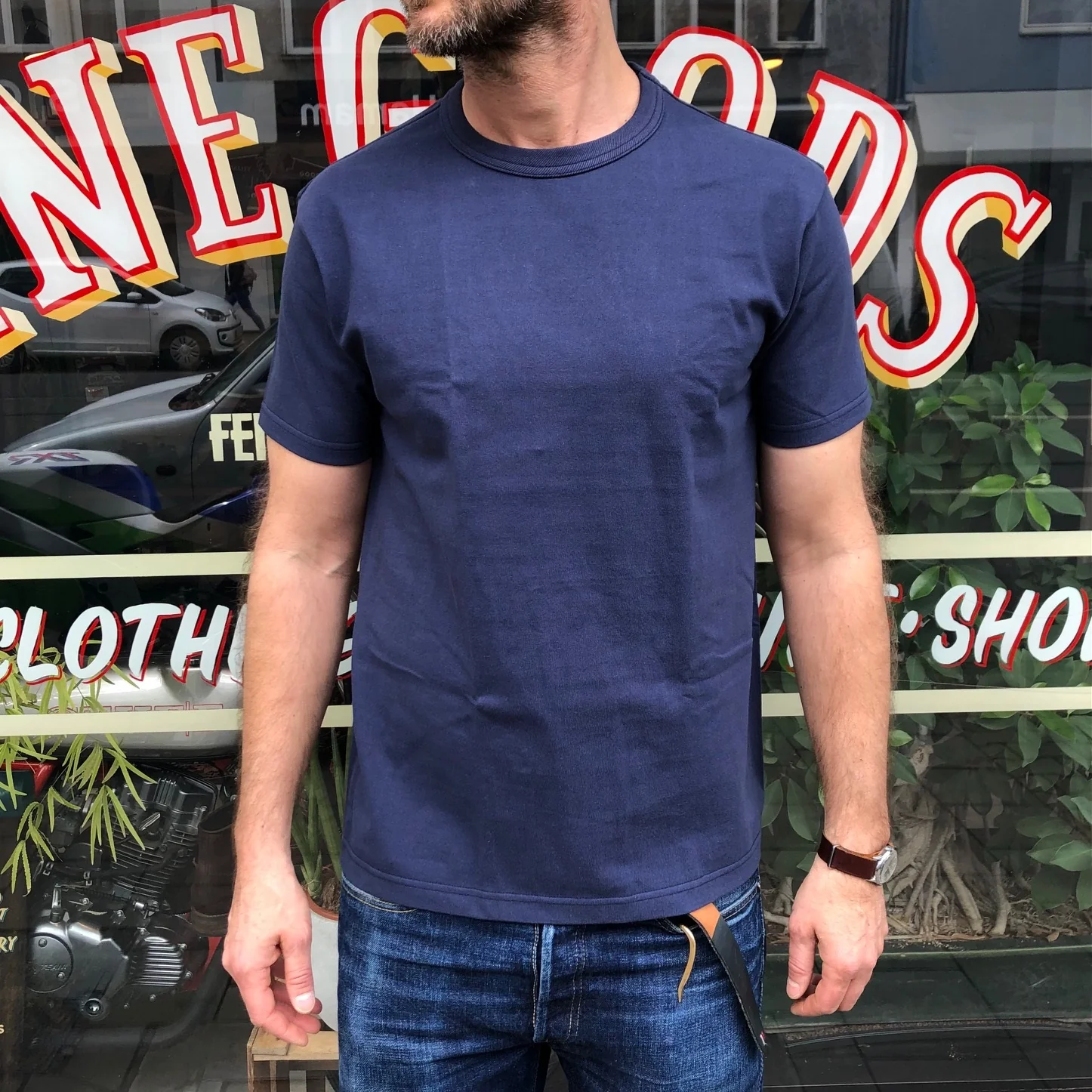 the real mccoy's | mccoy's 2pcs pack tee navy - Image 2