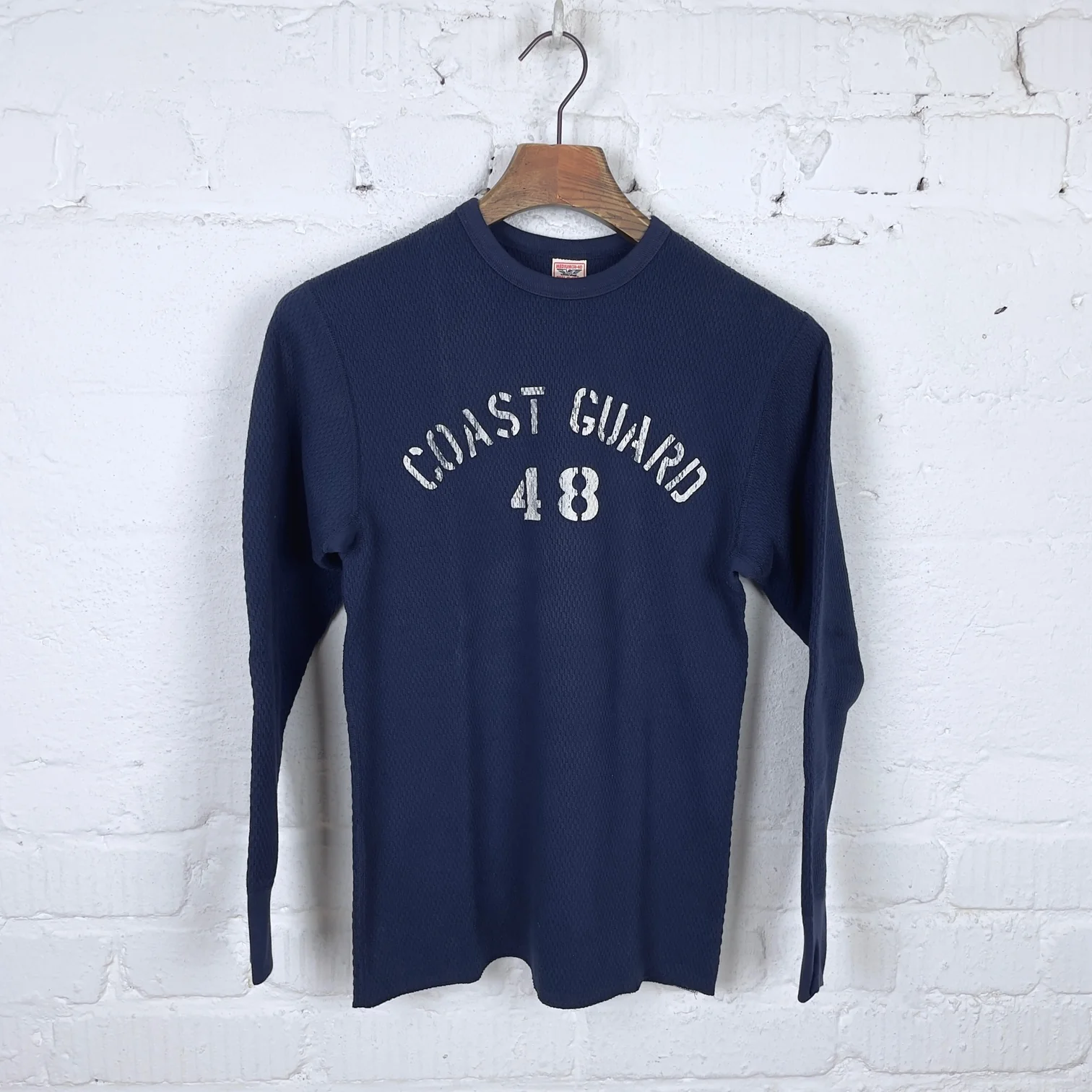 the real mccoy's | military print thermal shirt - coastguard