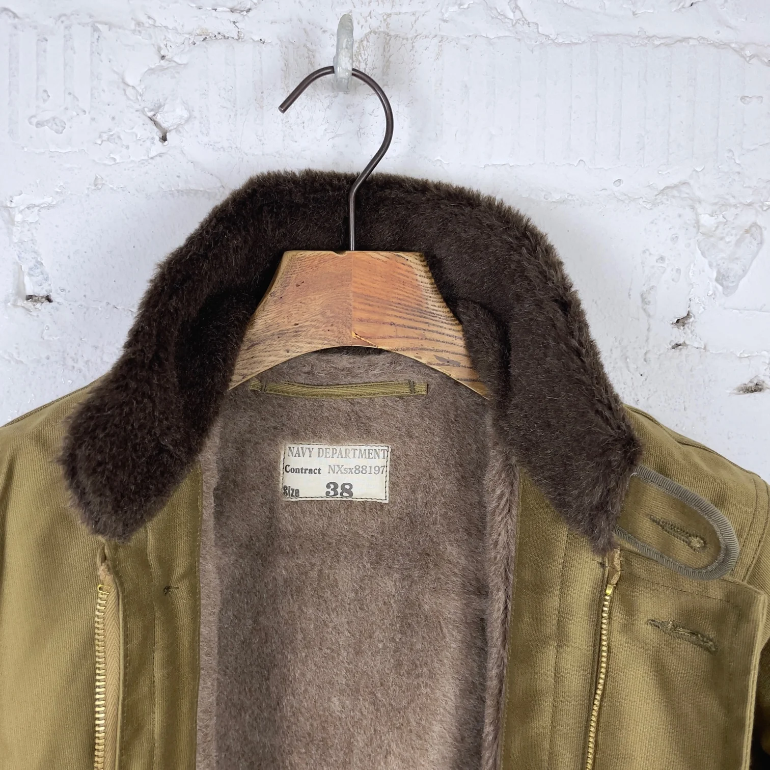 the real mccoy's | n-1 deck jacket (khaki) - Image 7