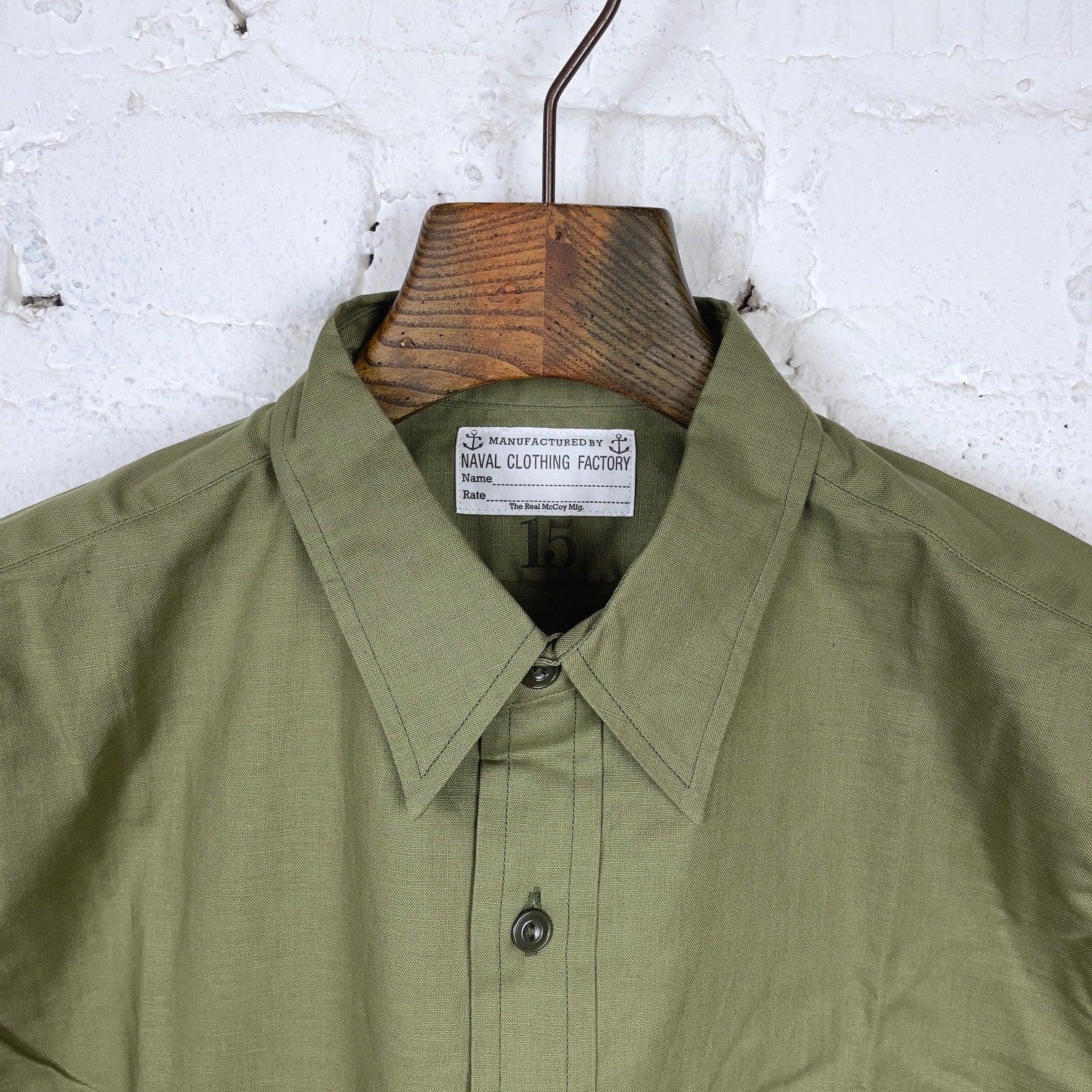 the real mccoy's | n-3 utility shirt l-s (stencil) - Image 2