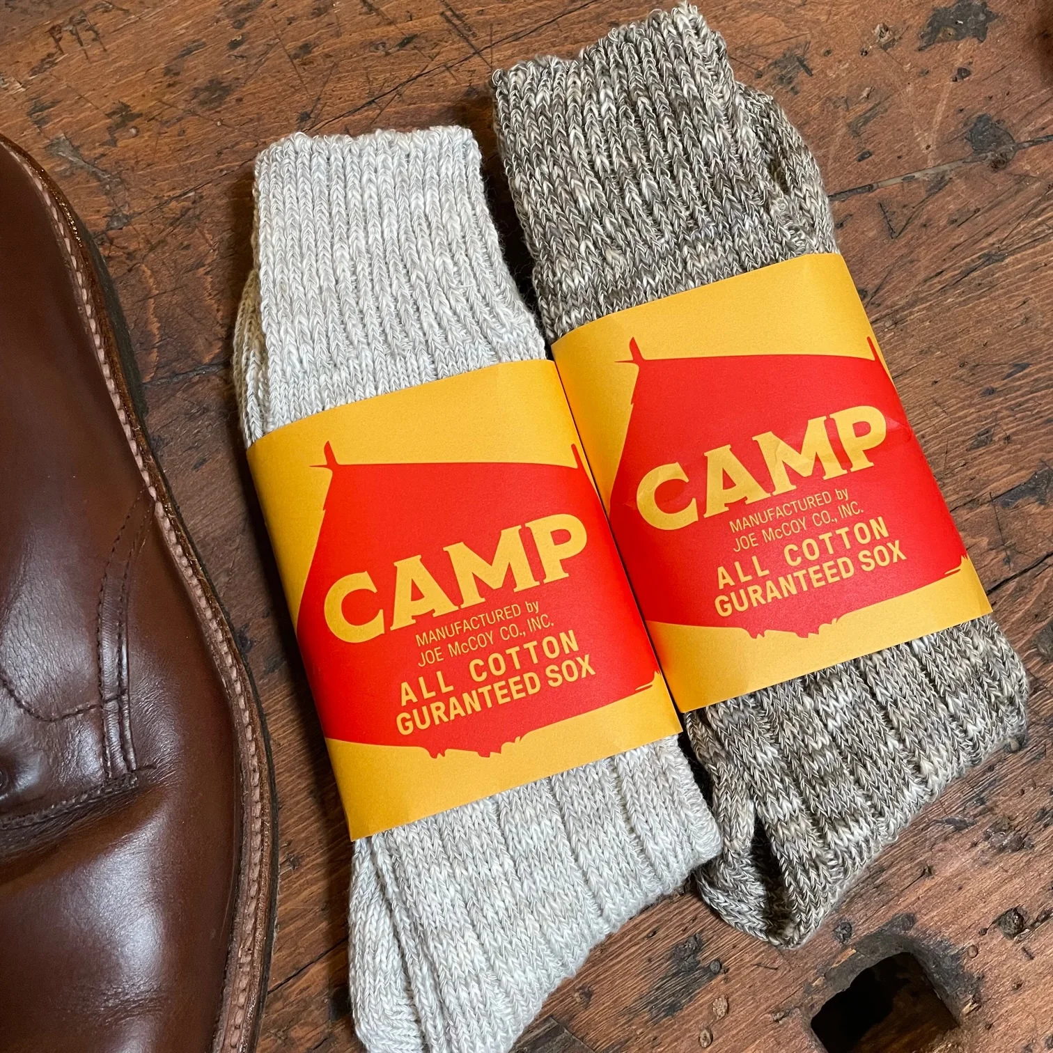 the real mccoy's | outdoor socks 'camp' o.khaki - Image 2
