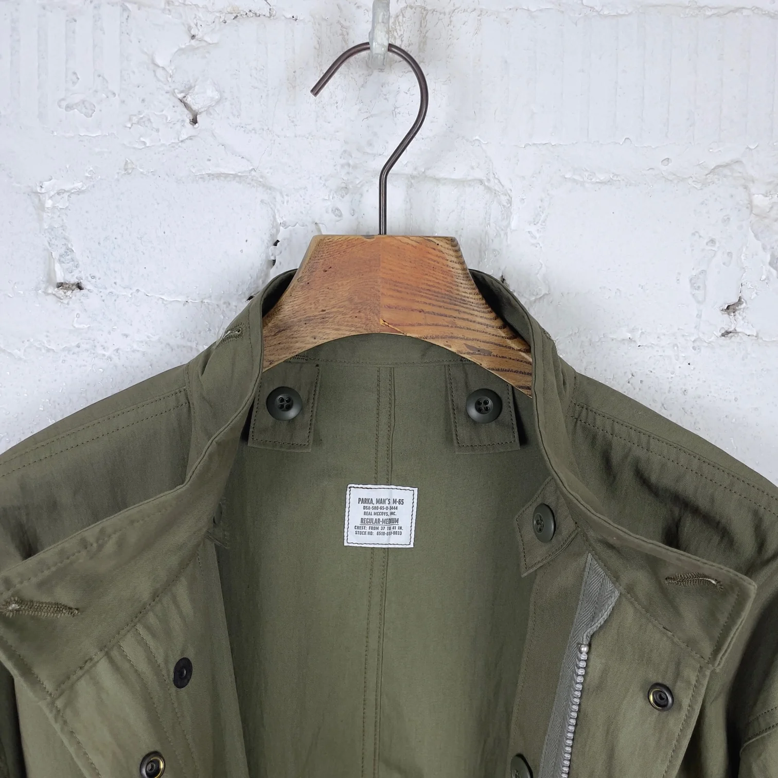 the real mccoy's | parka, man's m-65 - Image 5