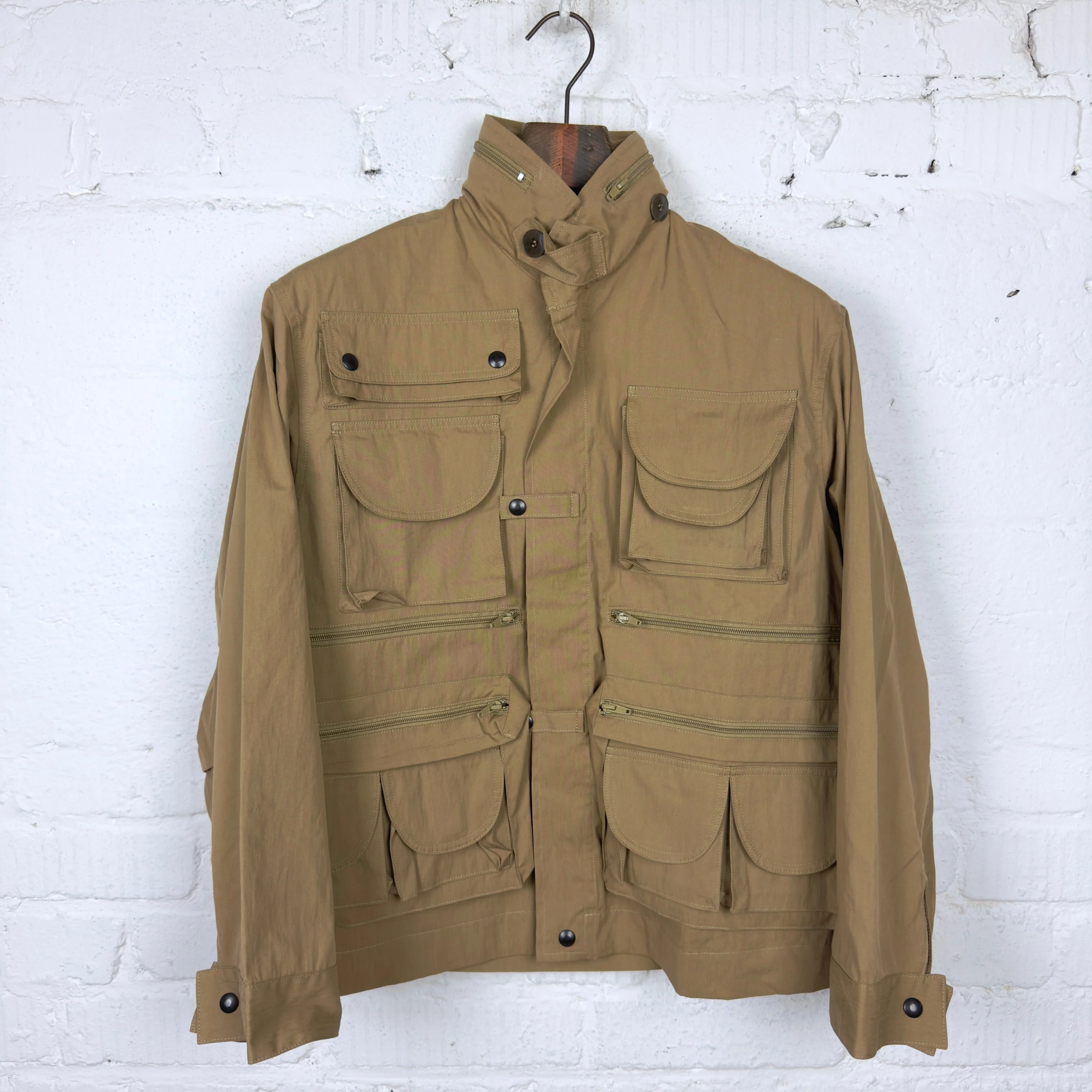 the real mccoy's | photographer utility jacket beige