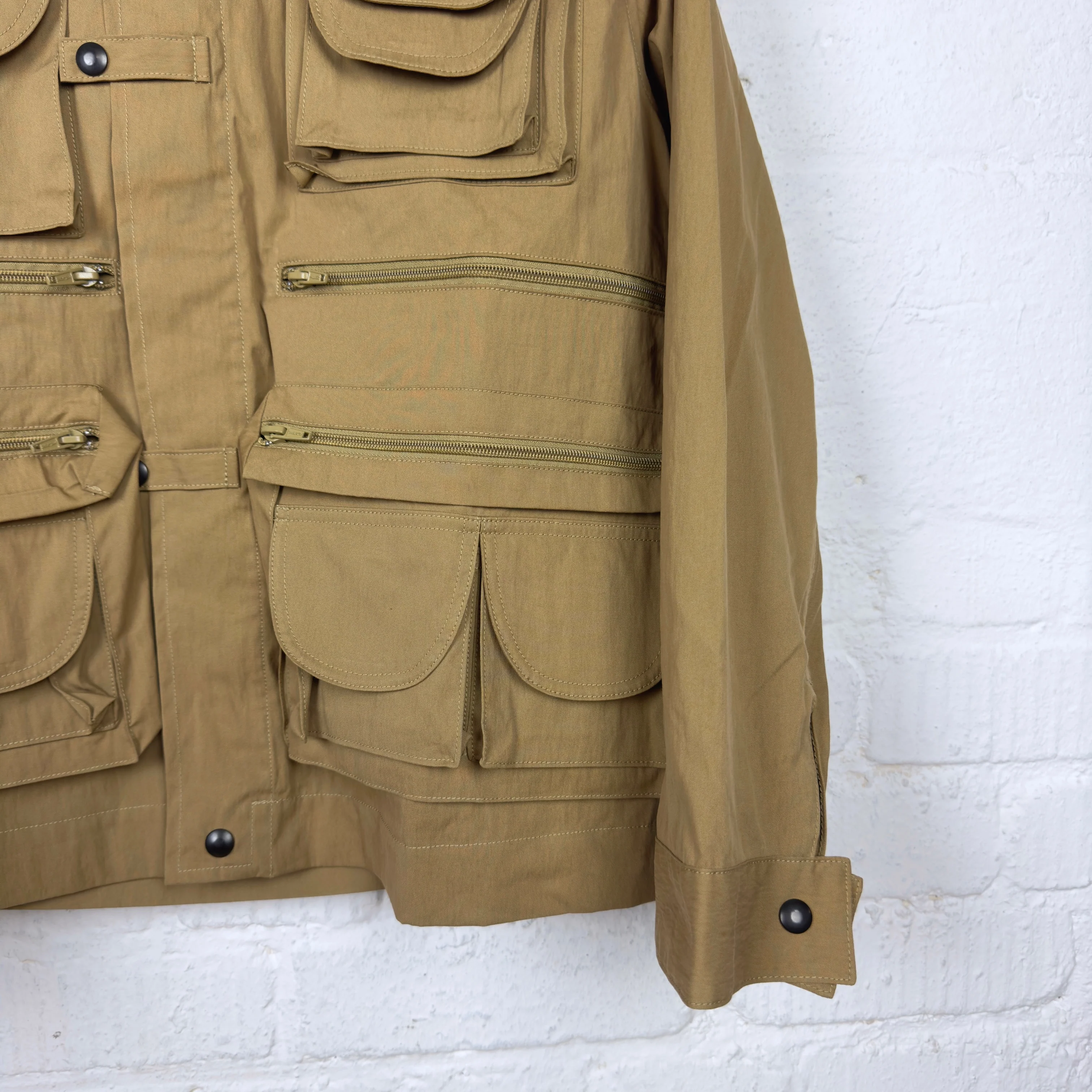 the real mccoy's | photographer utility jacket beige - Image 5
