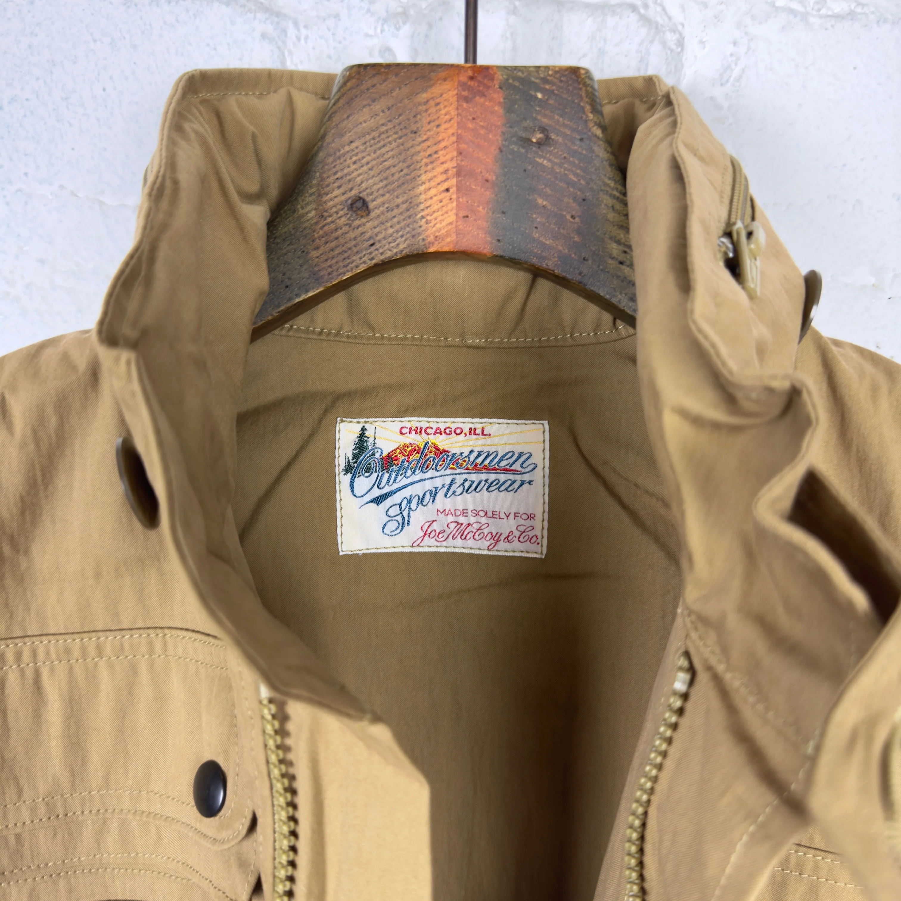 the real mccoy's | photographer utility jacket beige - Image 6
