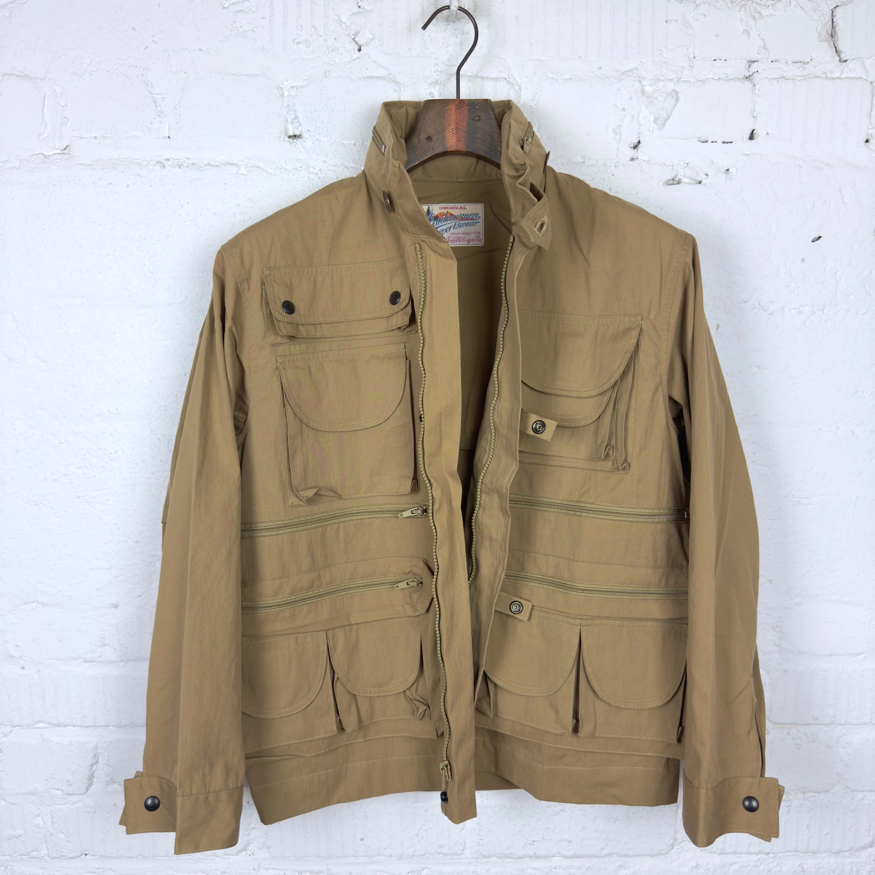 the real mccoy's | photographer utility jacket beige - Image 7