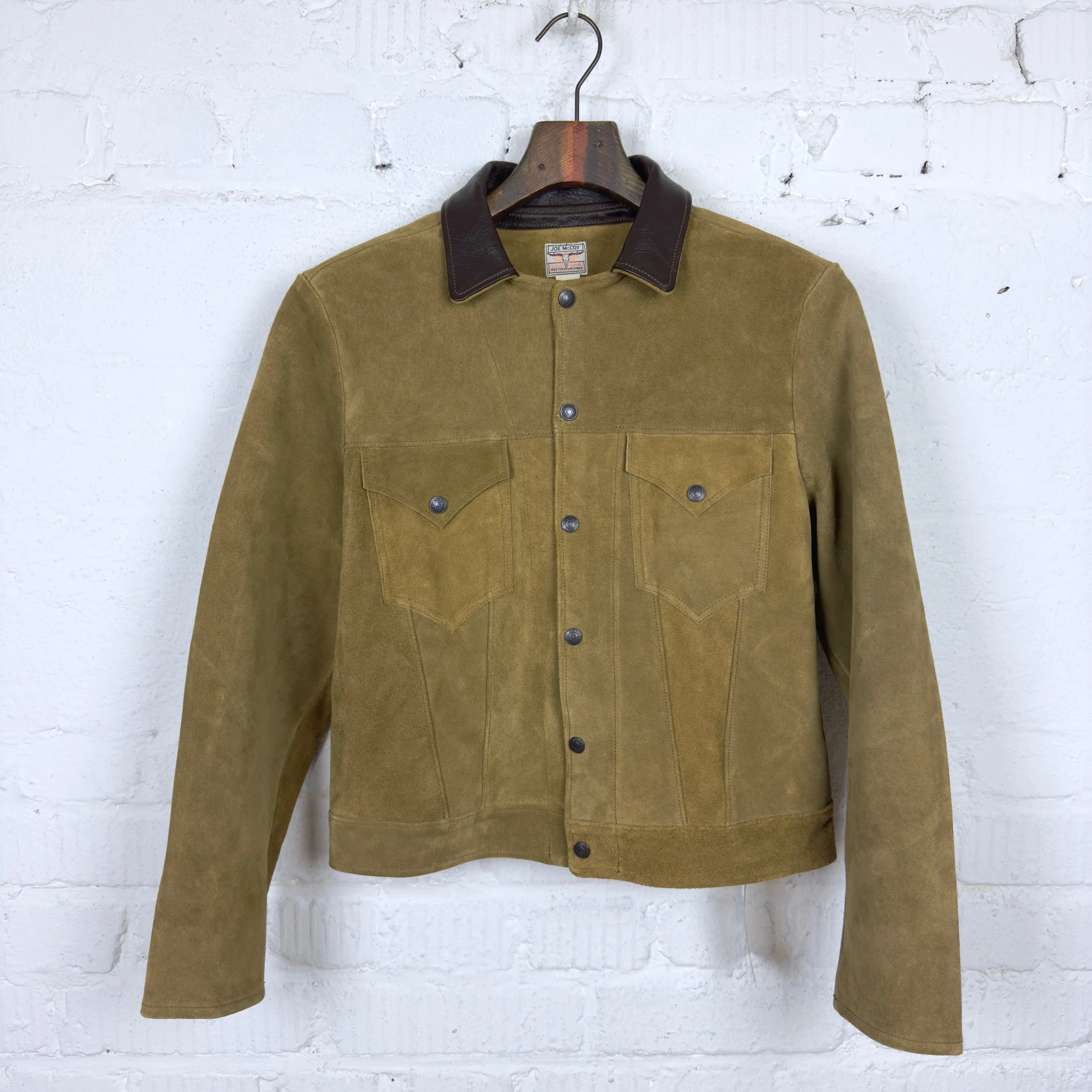 the real mccoy's | rough out leather western jacket